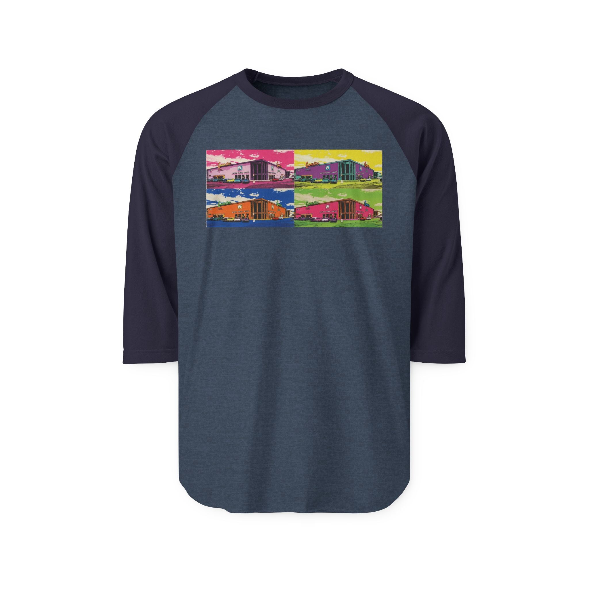 CINDERELLA CITY MALL COLLAGE | Retro Baseball Tee