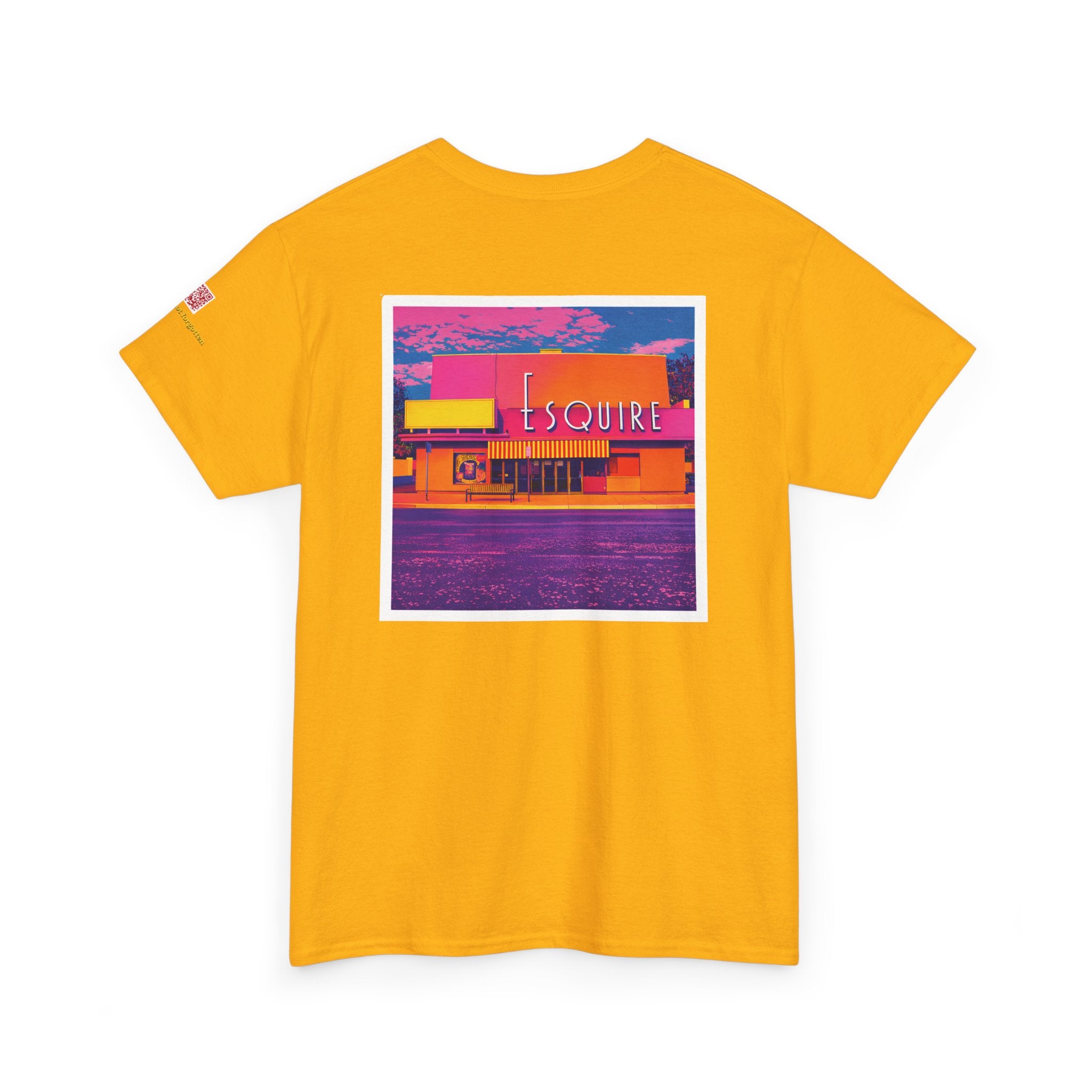 ESQUIRE THEATER neon pop art - vintage Denver gear