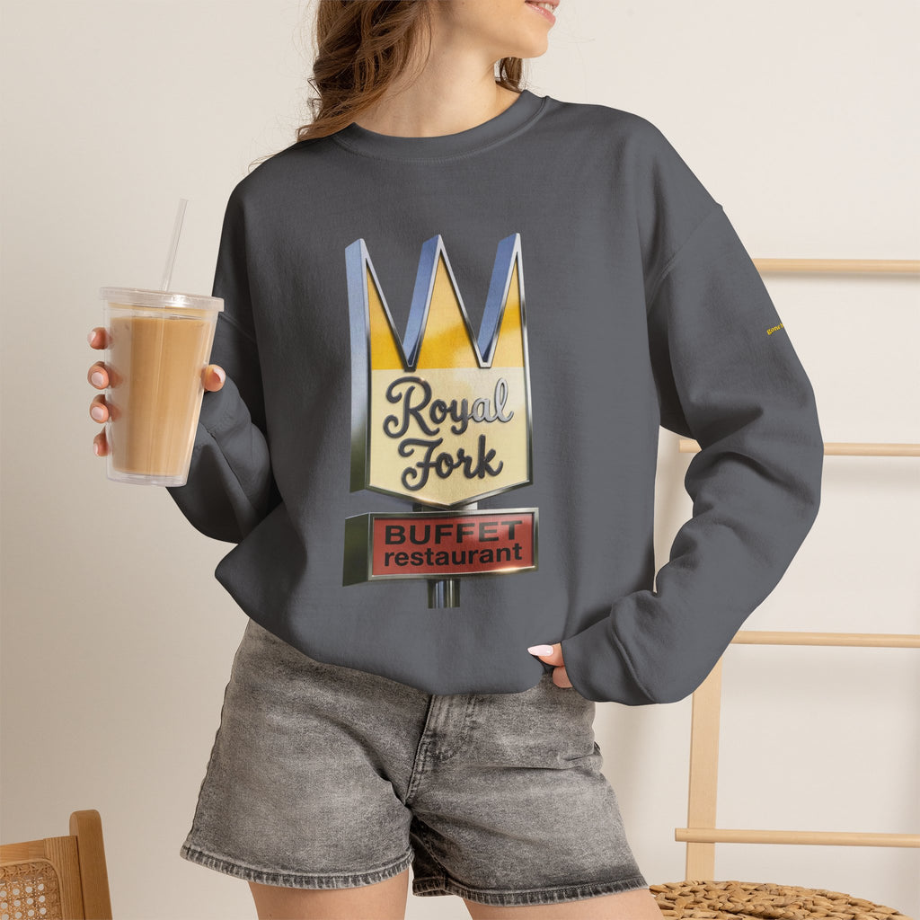 Royal Fork restaurant hi resolution digital style  | Native303 Sweatshirt