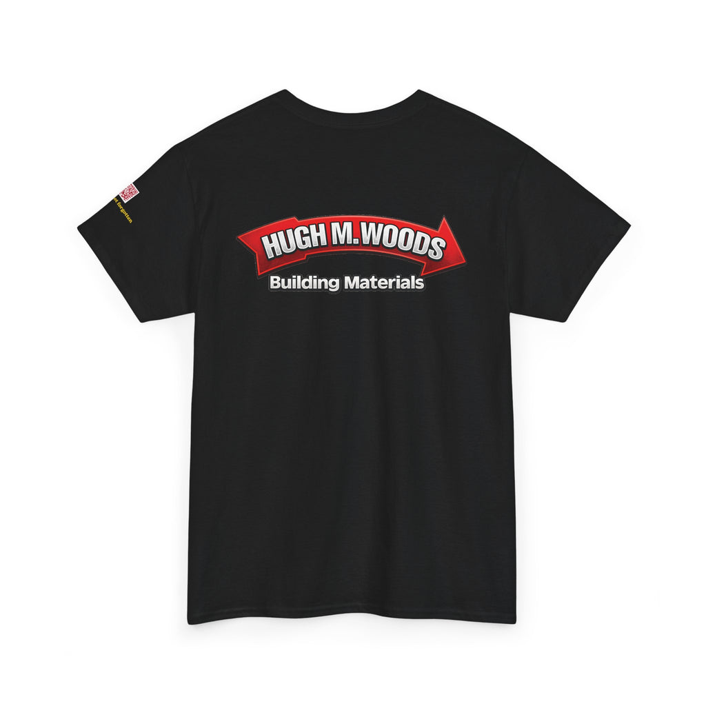 HUGH M WOODS logo - vintage Metro Denver gear