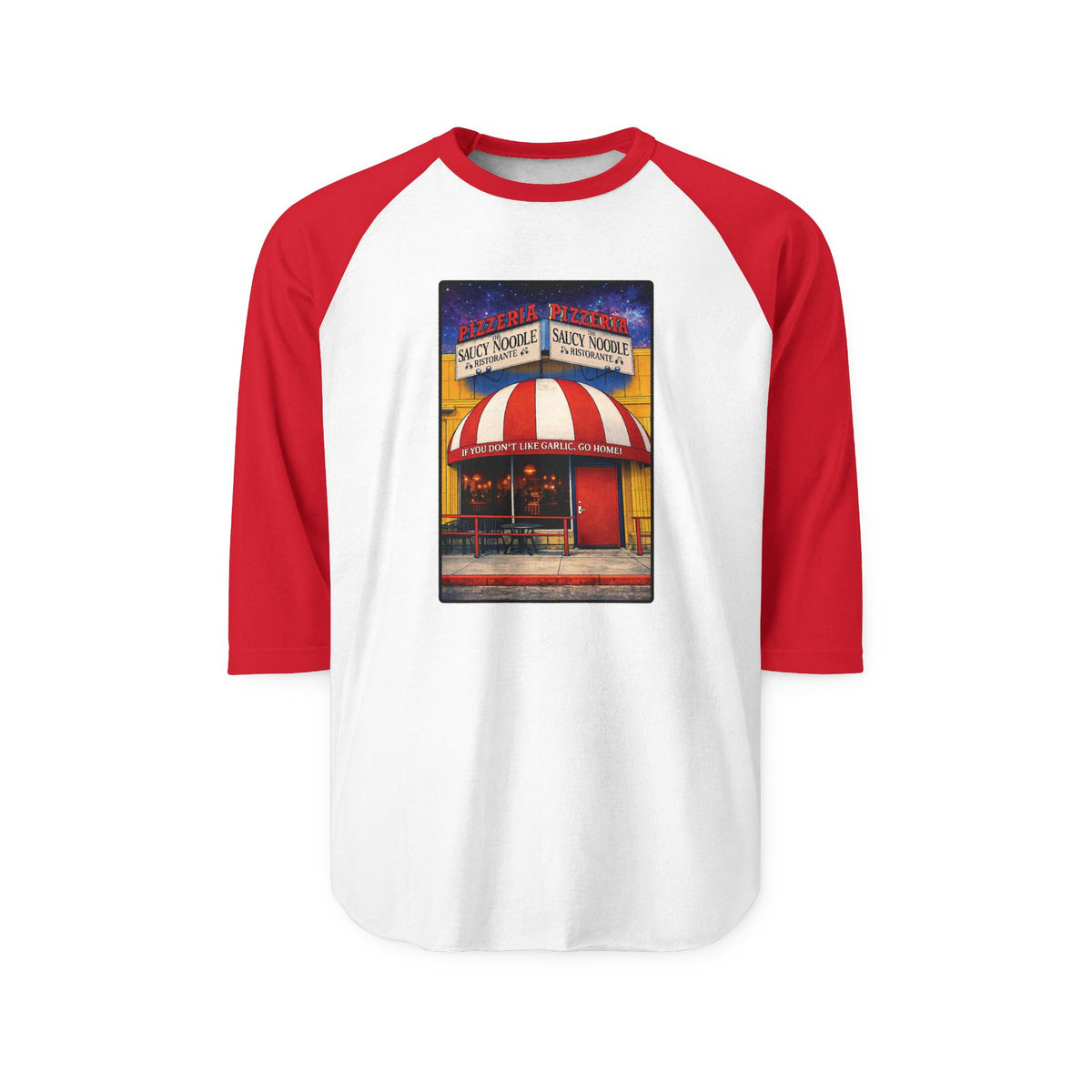 SAUCY NOODLE | Retro Baseball Tee