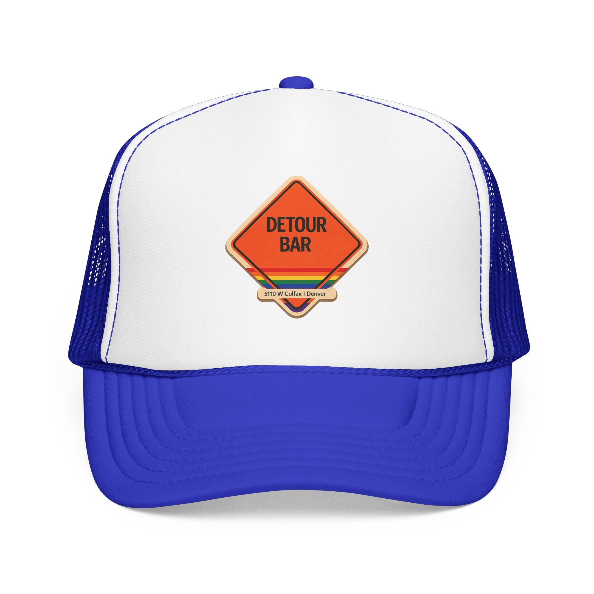 Detour Bar Trucker Hat — Vintage Sailboat Foam Cap