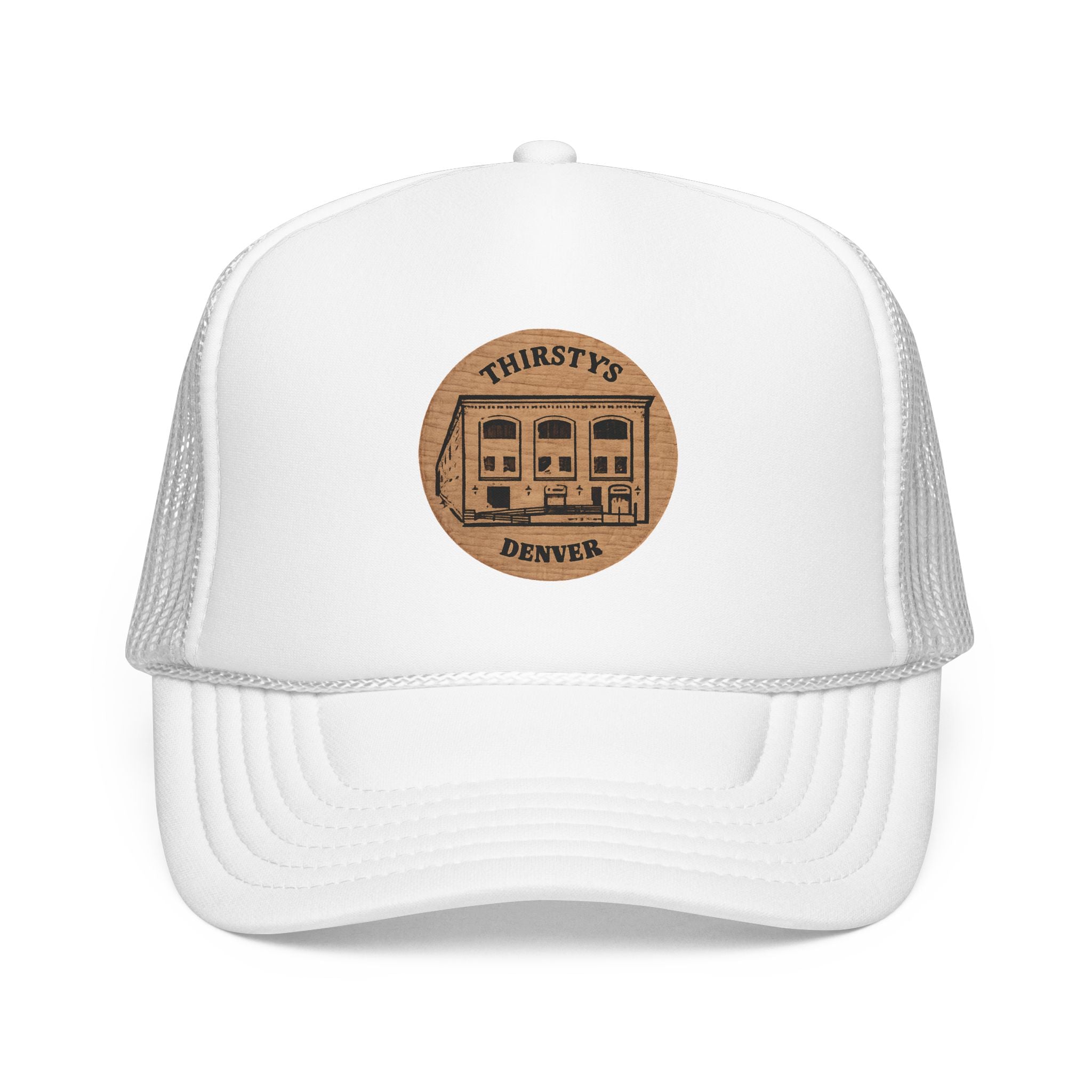 Thirsty's Token Trucker Hat — Vintage Sailboat Foam Cap