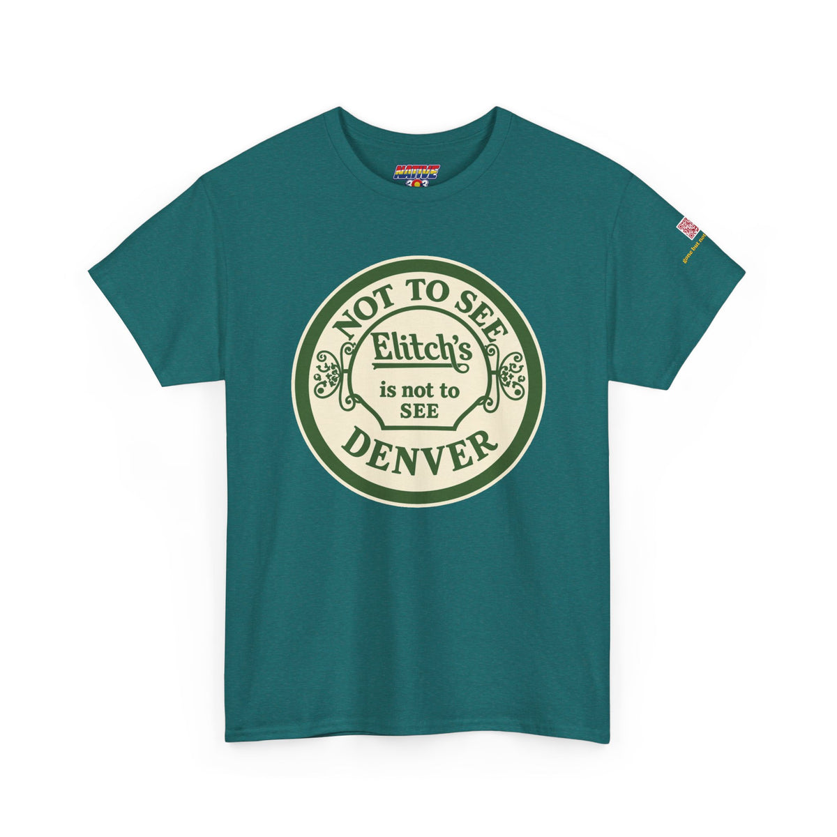 Elitch Gardens GREEN - vintage Denver gear
