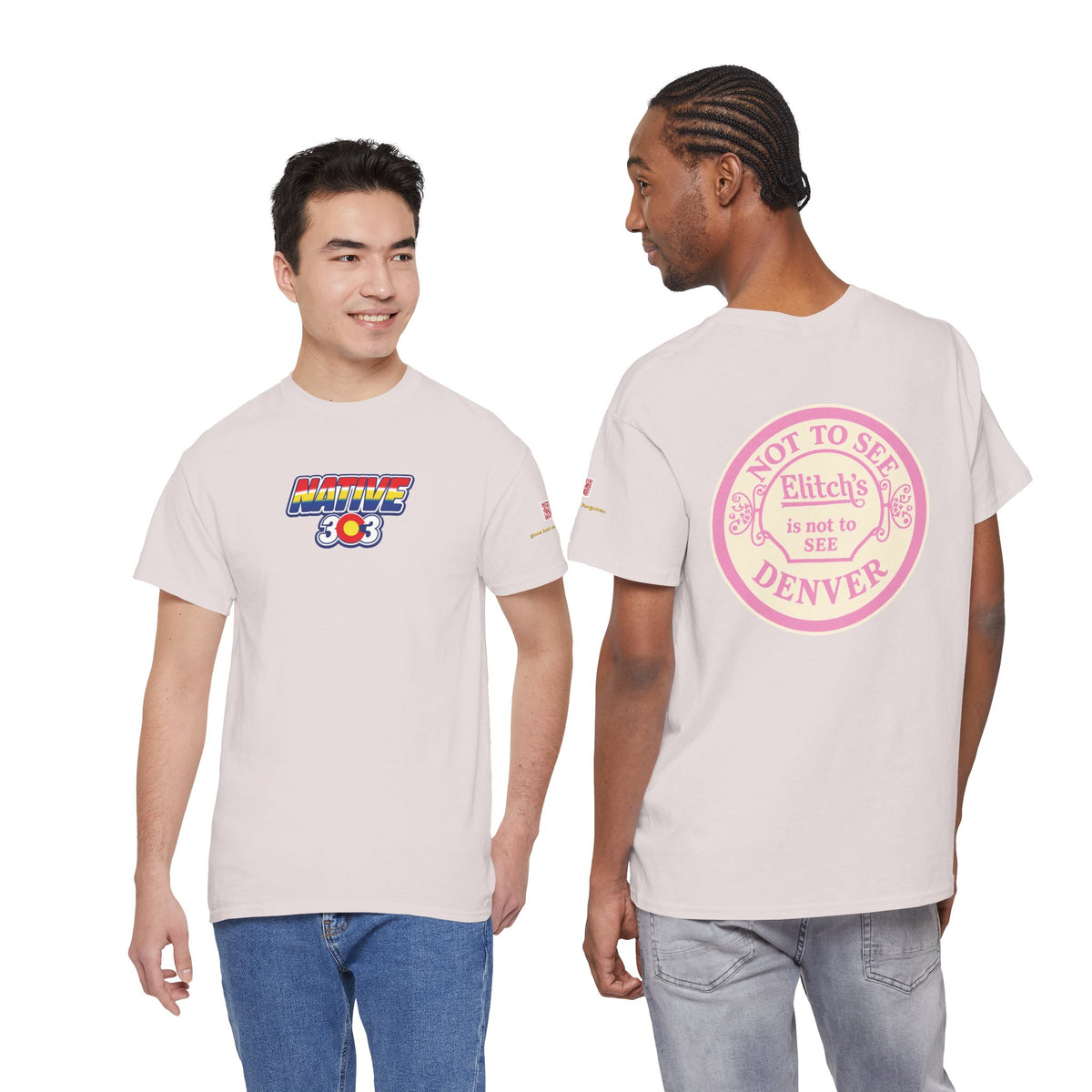 ELITCH GARDENS PINK - vintage Colorado gear