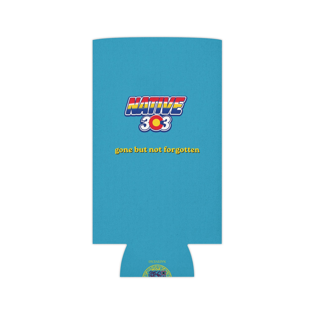 Blue Parrot Can Cooler —  Native303 Vintage Denver