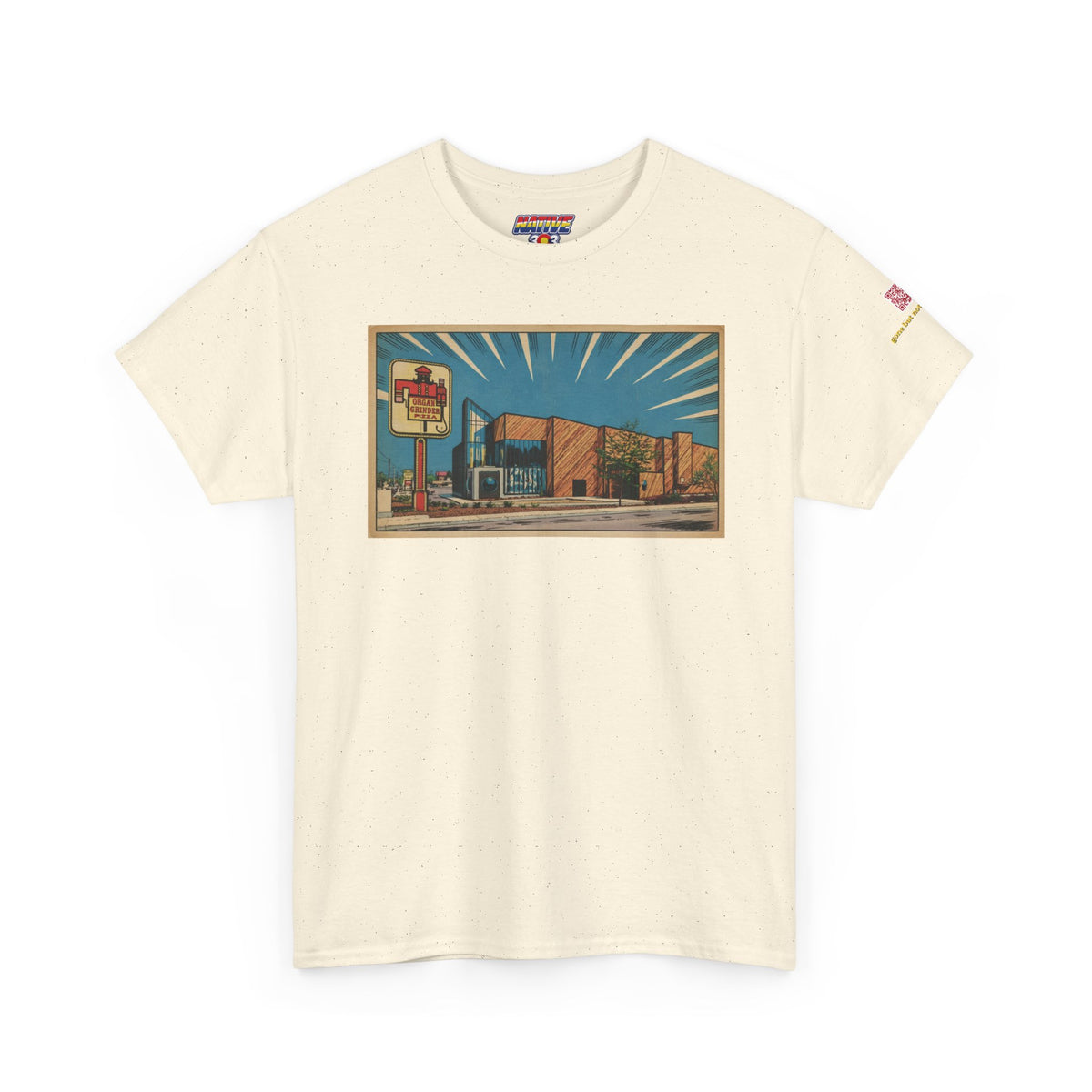 Organ Grinder comic style - vintage Denver gear