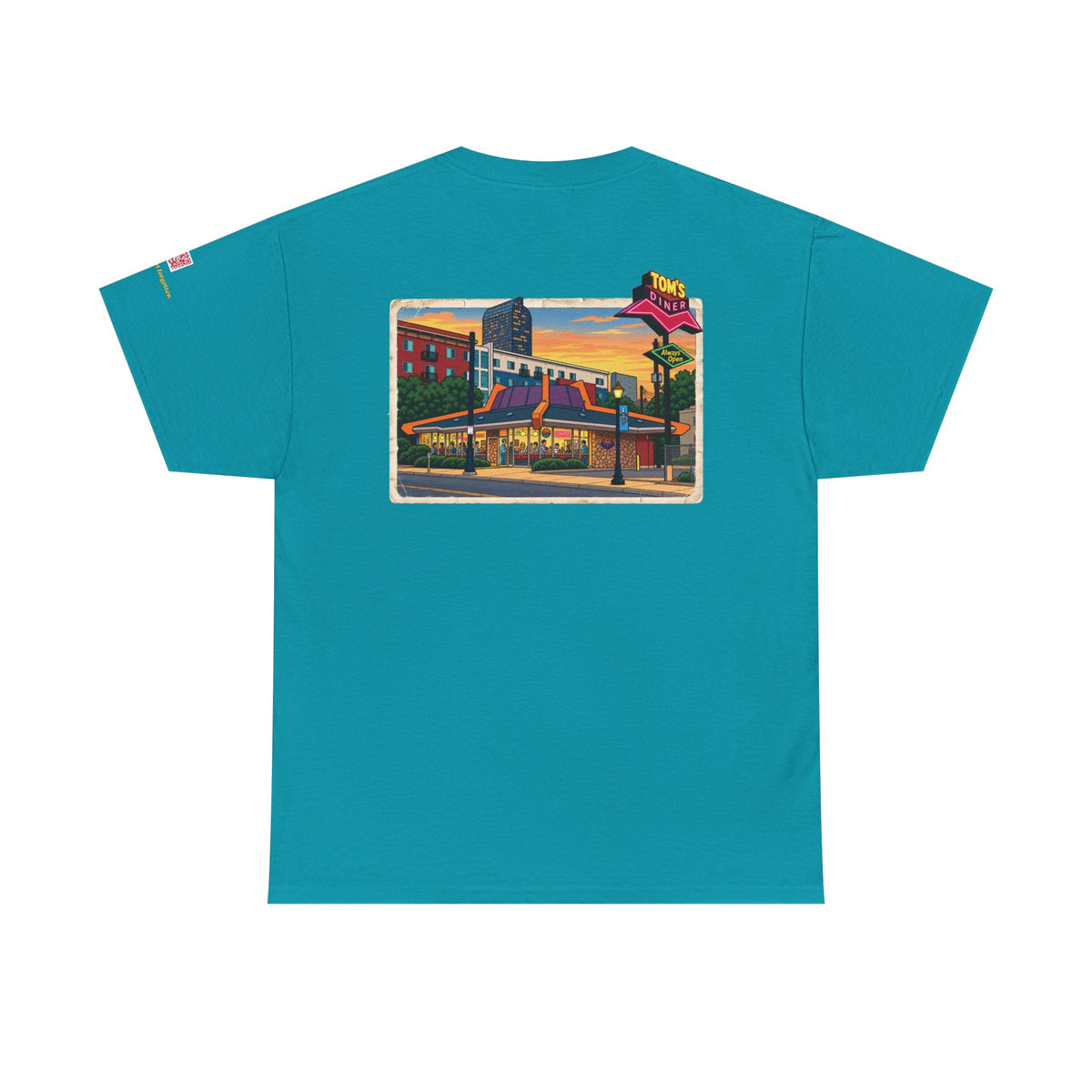 TOM'S DINER cartoon style - vintage Denver gear