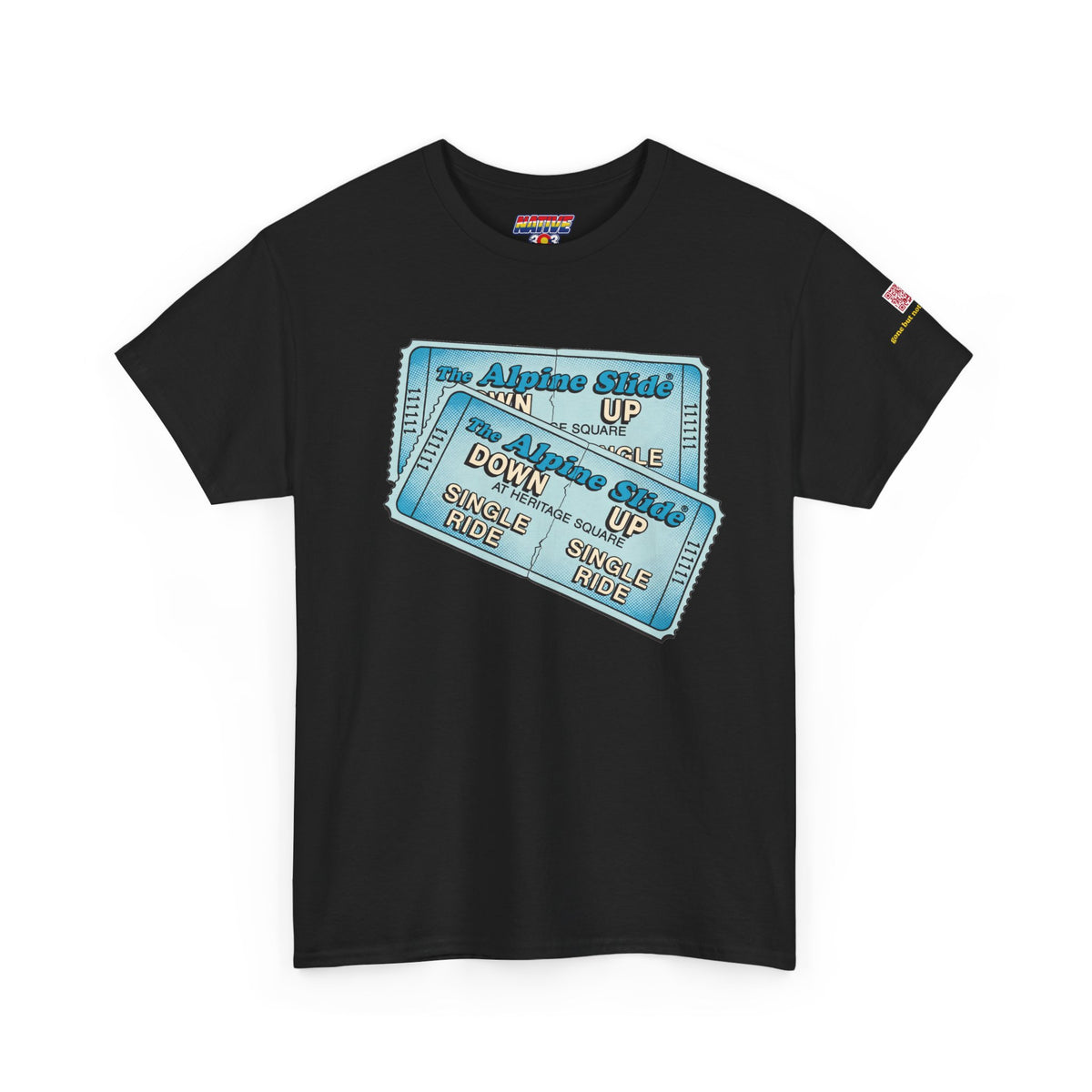 Alpine Slide comic style design- vintage Denver gear