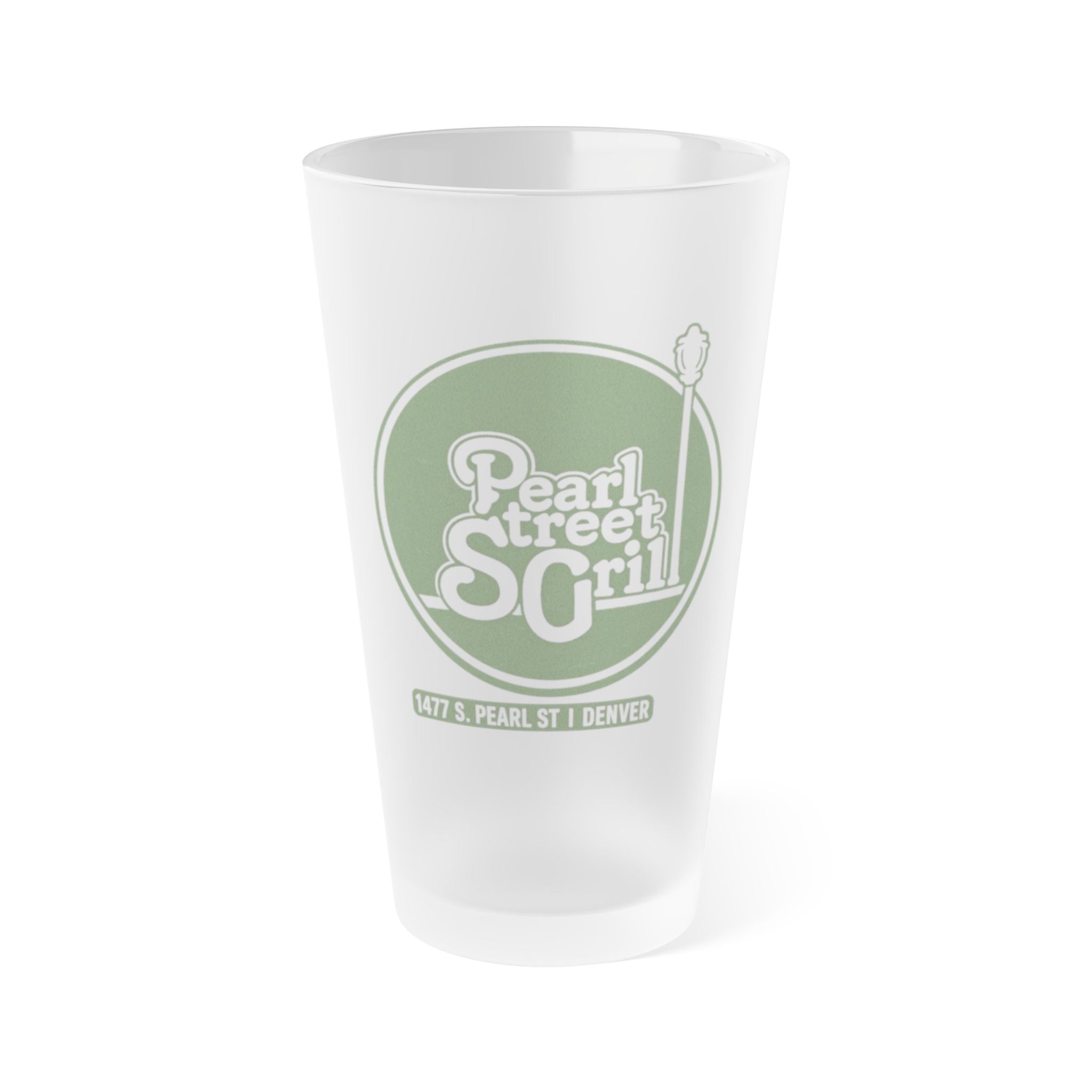 PEARL STREET GRILL | Frosted Pint Glass 16oz