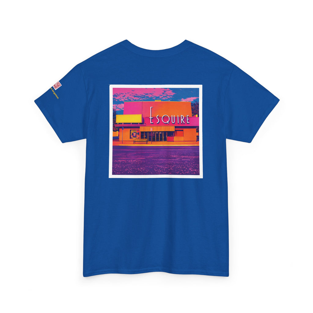 ESQUIRE THEATER neon pop art - vintage Denver gear