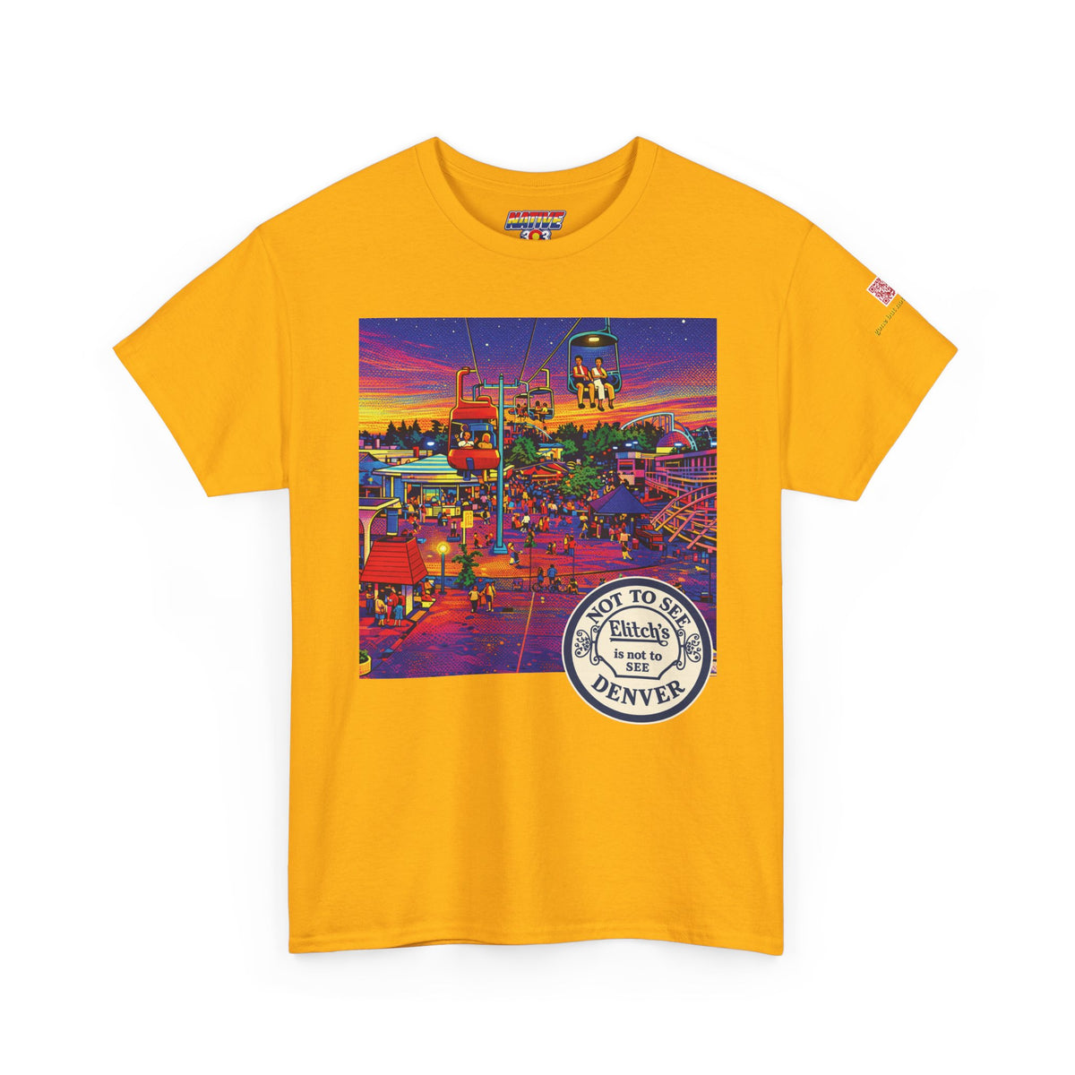 Elitchs neon pop art - vintage Denver gear