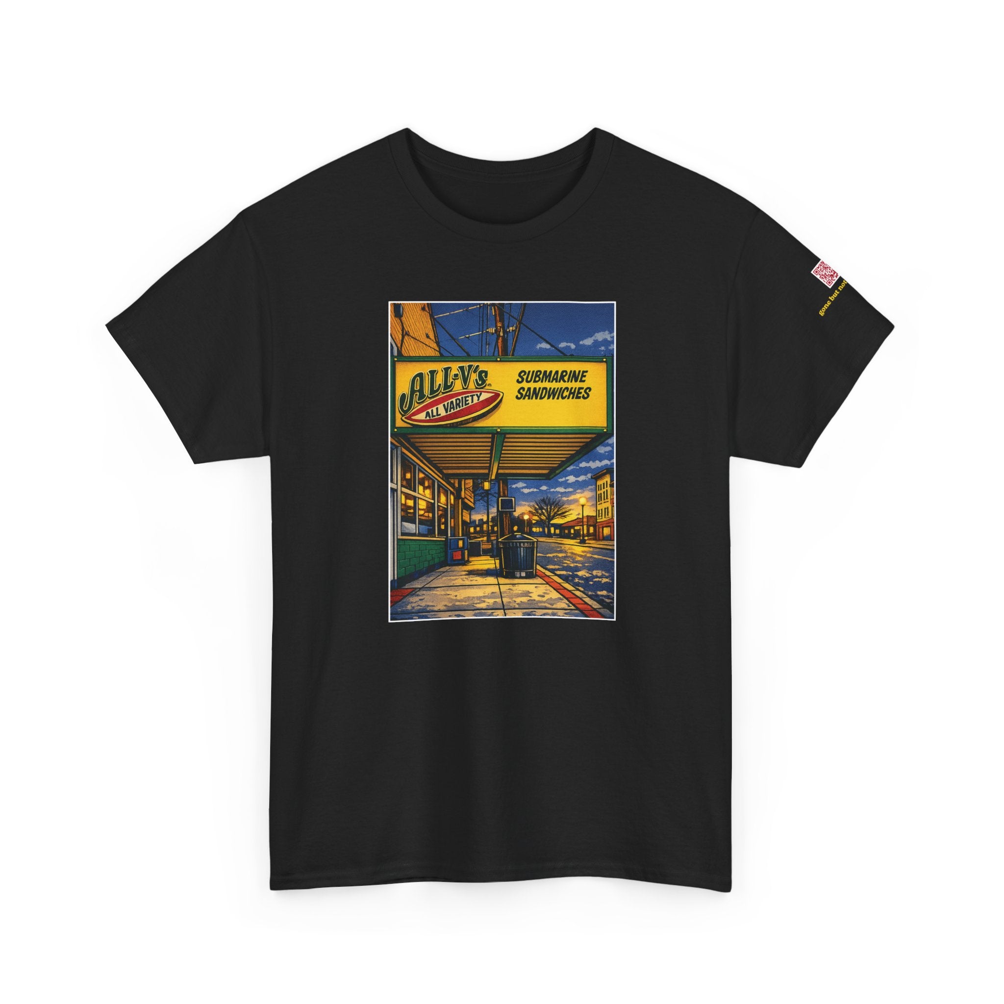 All-V's comic style design- vintage Denver gear
