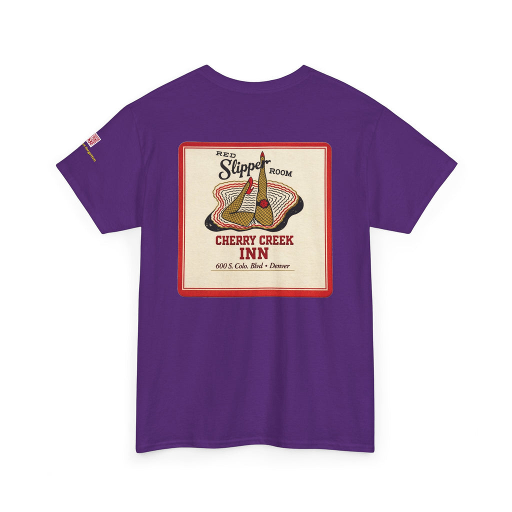 CHERRY CREEK INN - RED SLIPPER - vintage Denver gear