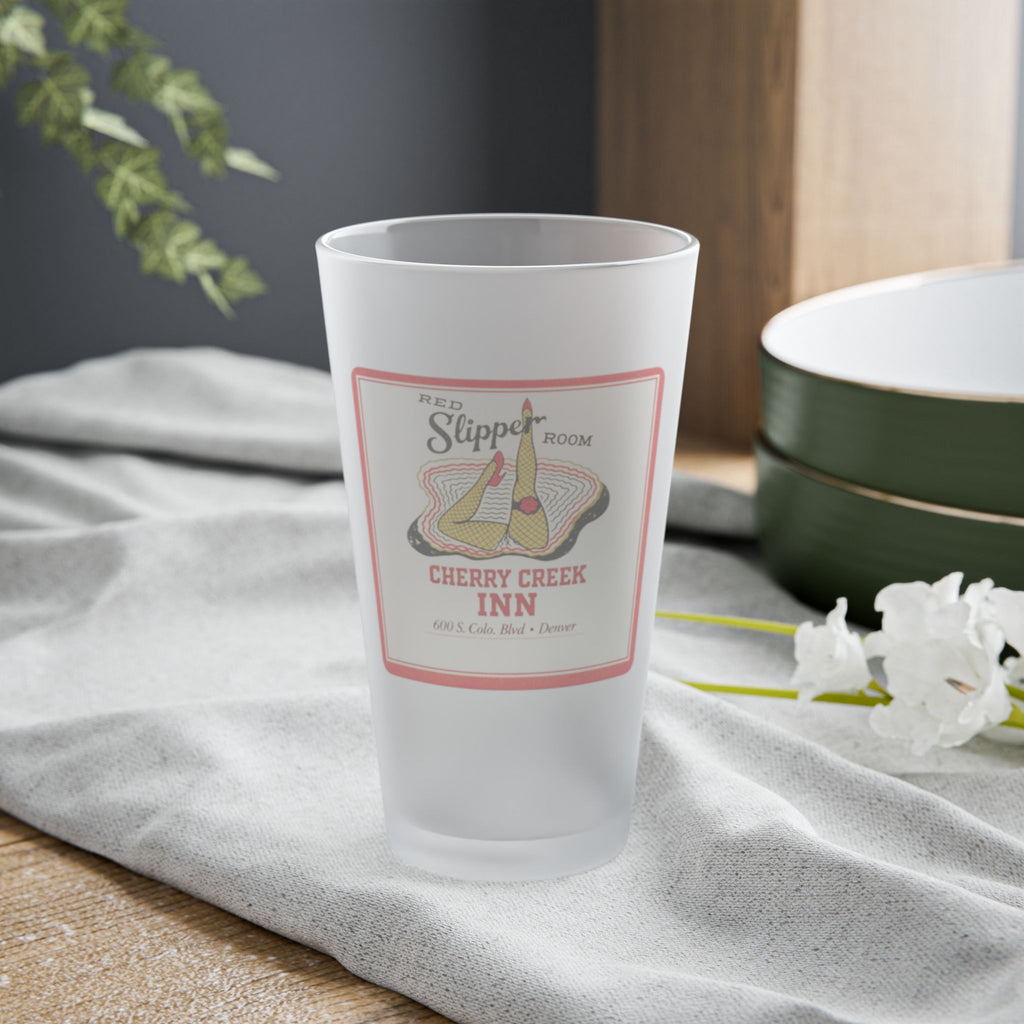 Cherry Creek Inn and The Red Slipper Room - Frosted Pint Glass 16oz