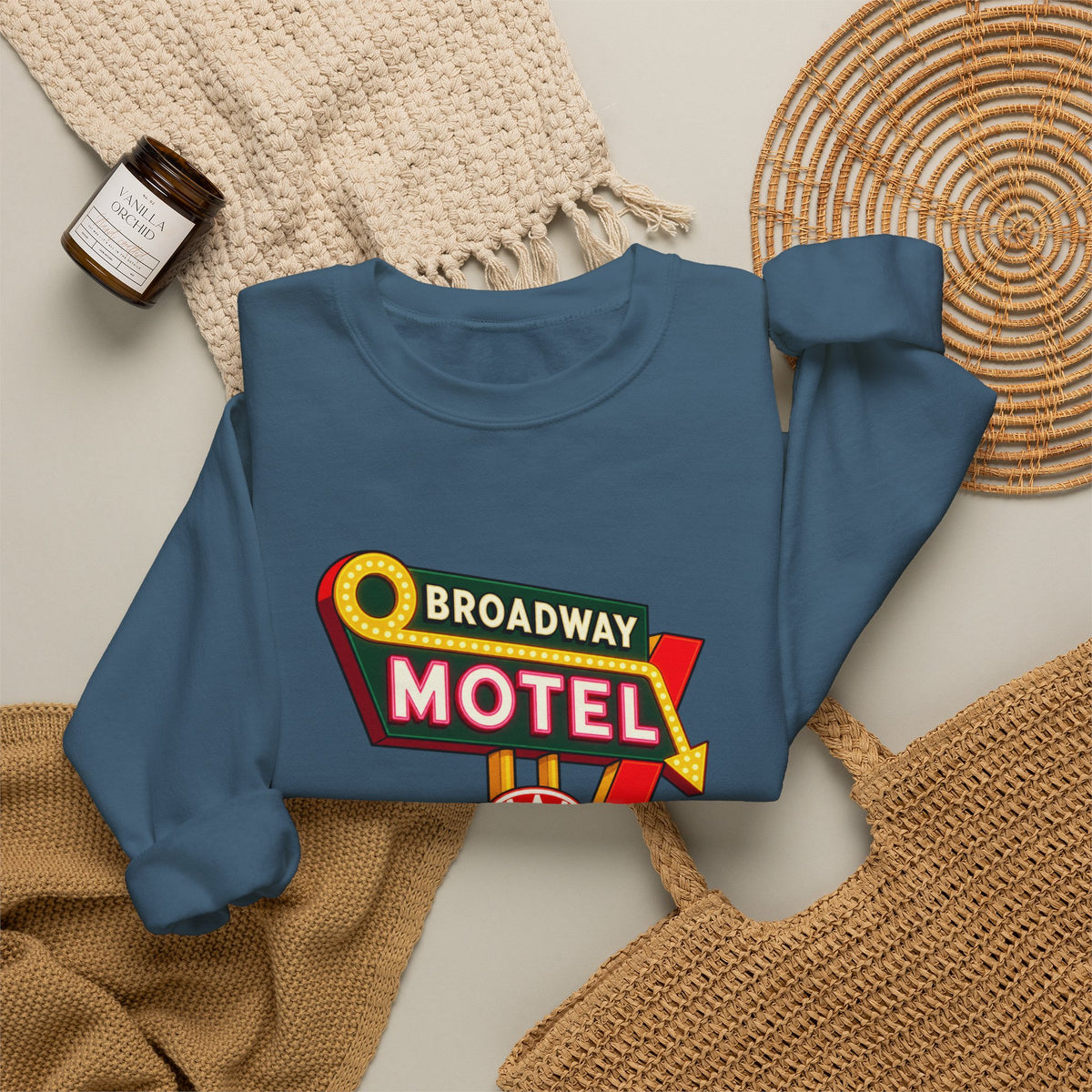 Broadway Motel sign | Native303 Sweatshirt