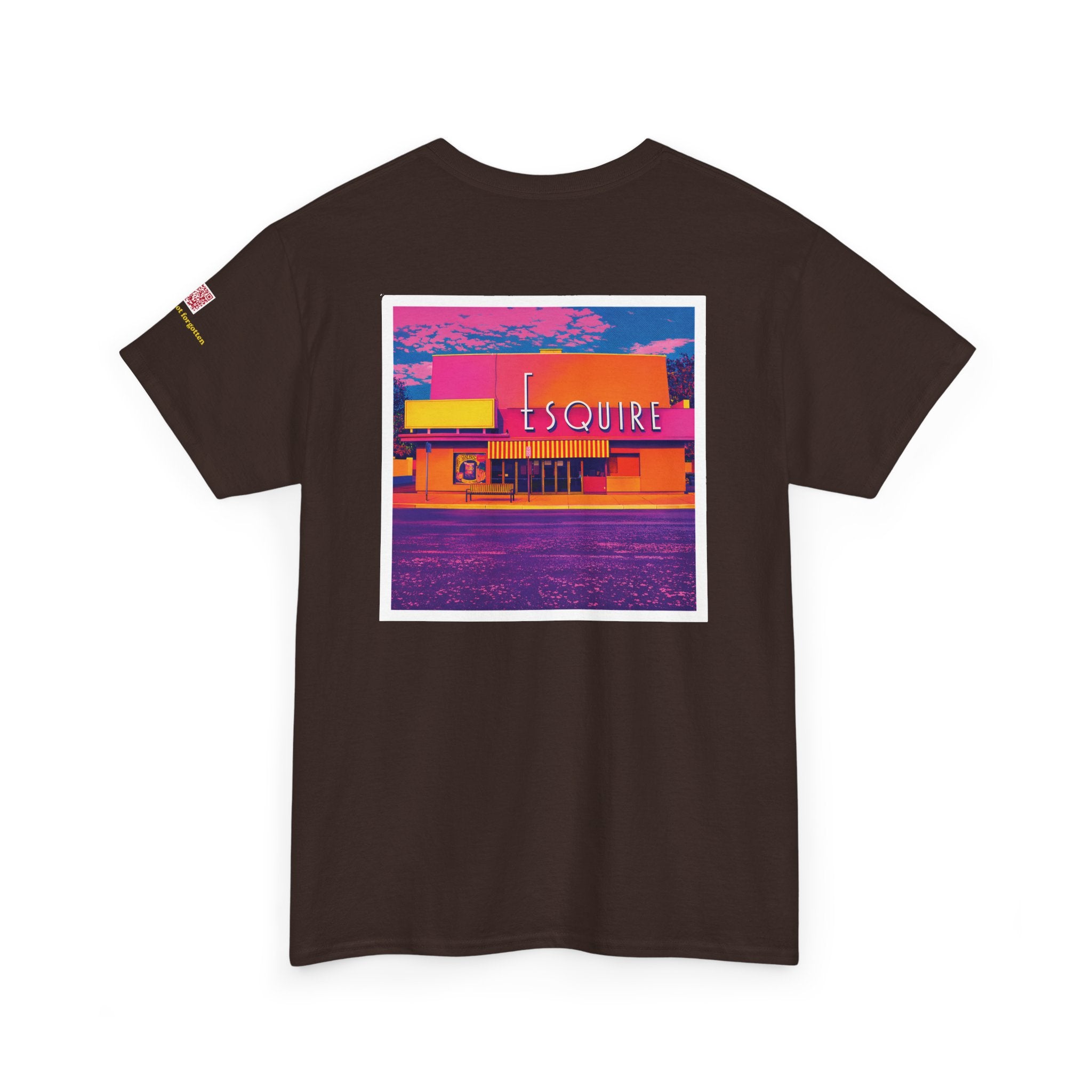 ESQUIRE THEATER neon pop art - vintage Denver gear