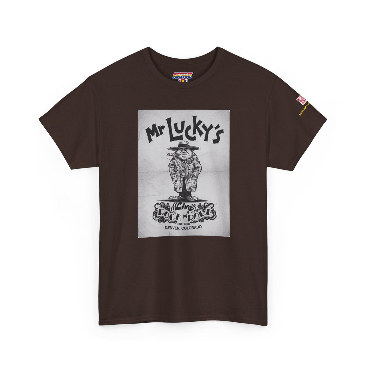 Mr Luckys B/W flyer - vintage Metro Denver gear