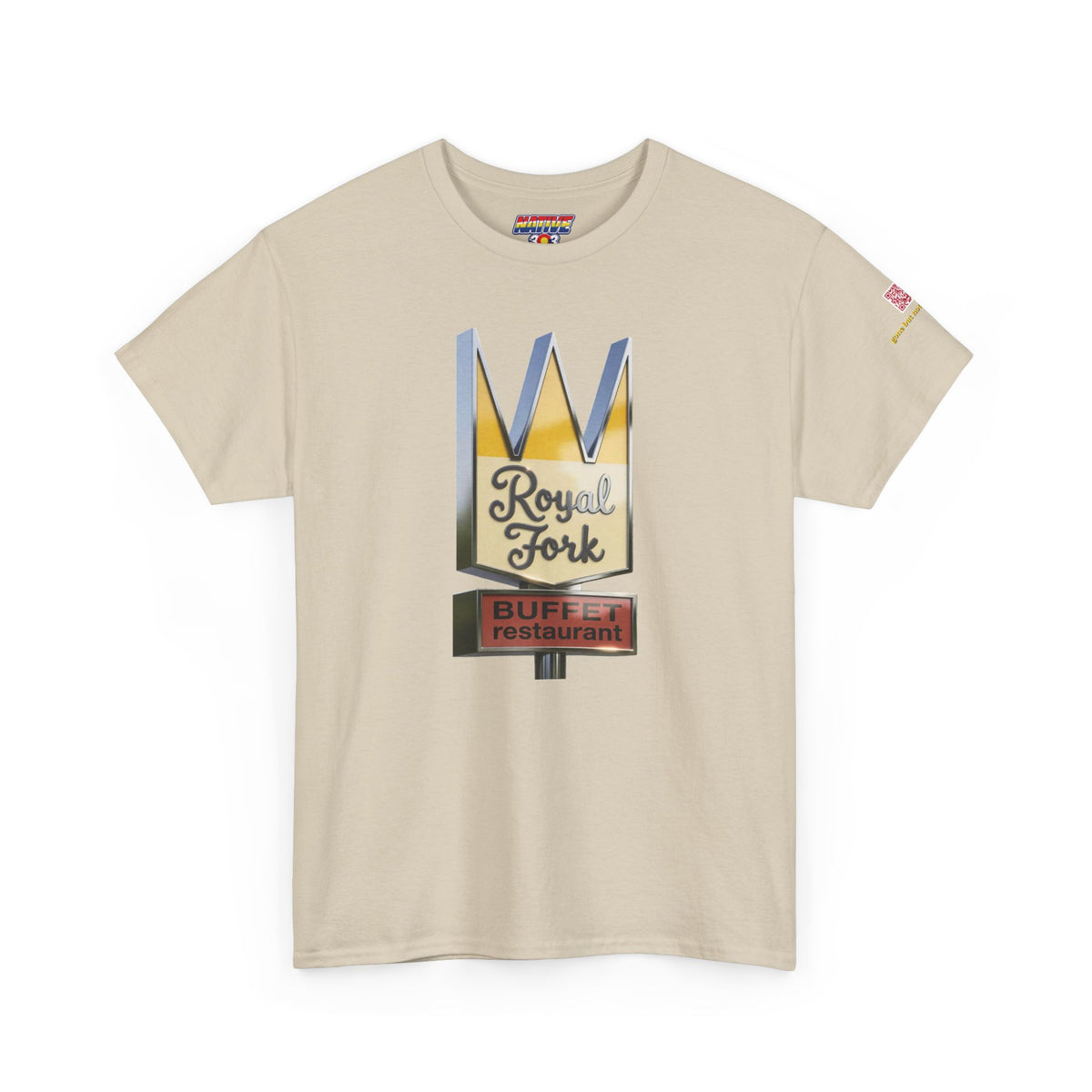 Royal Fork restaurant pop-art design - vintage Denver gear