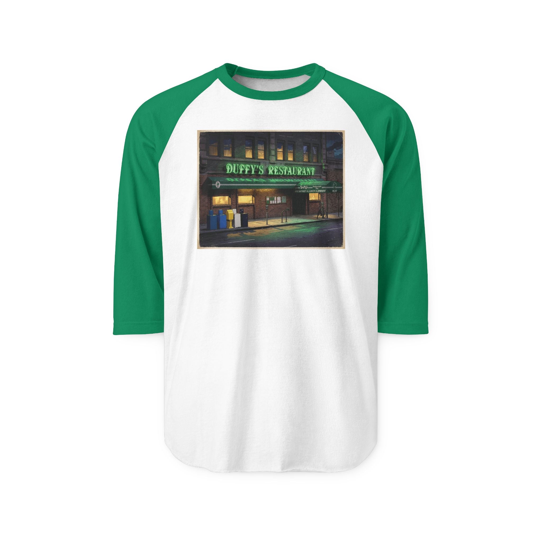 Duffy's Restaurant | Retro Baseball Tee