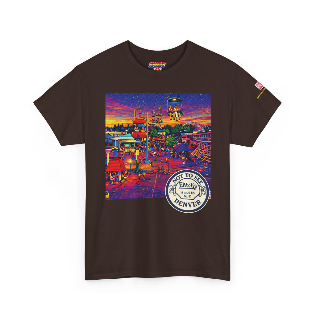 Elitchs neon pop art - vintage Denver gear