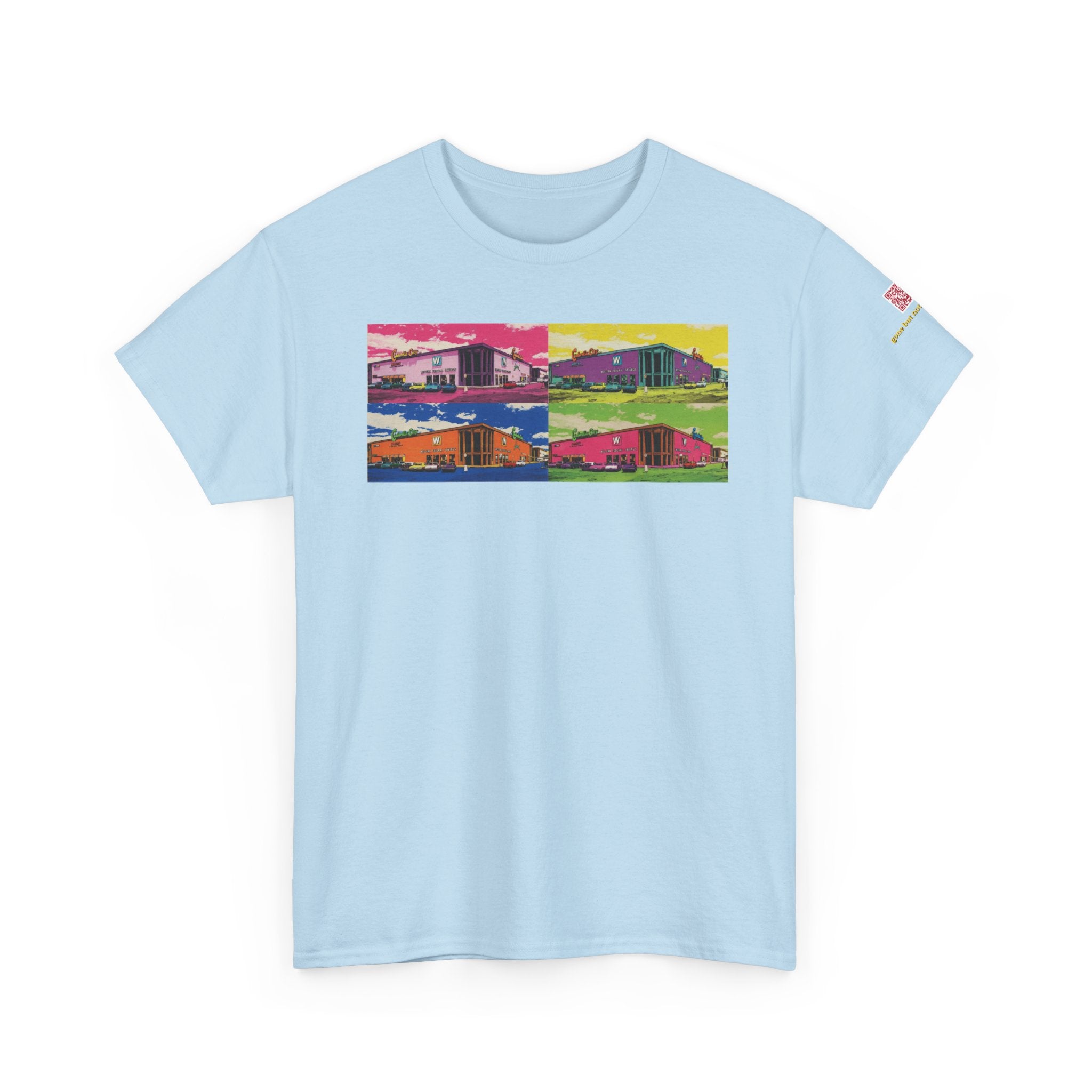 Cinderella City pop-art collage - vintage Denver gear