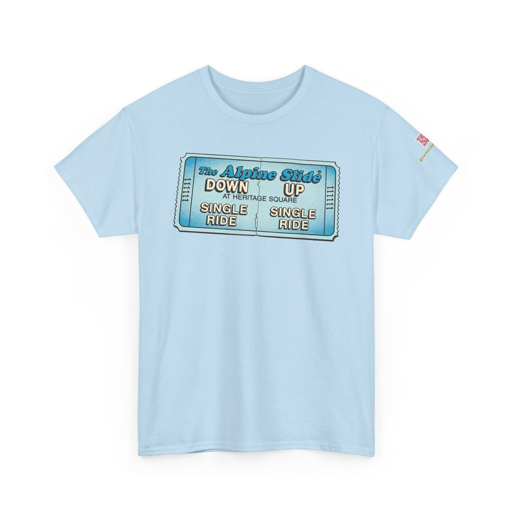 Alpine Slide comic style design- vintage Denver gear