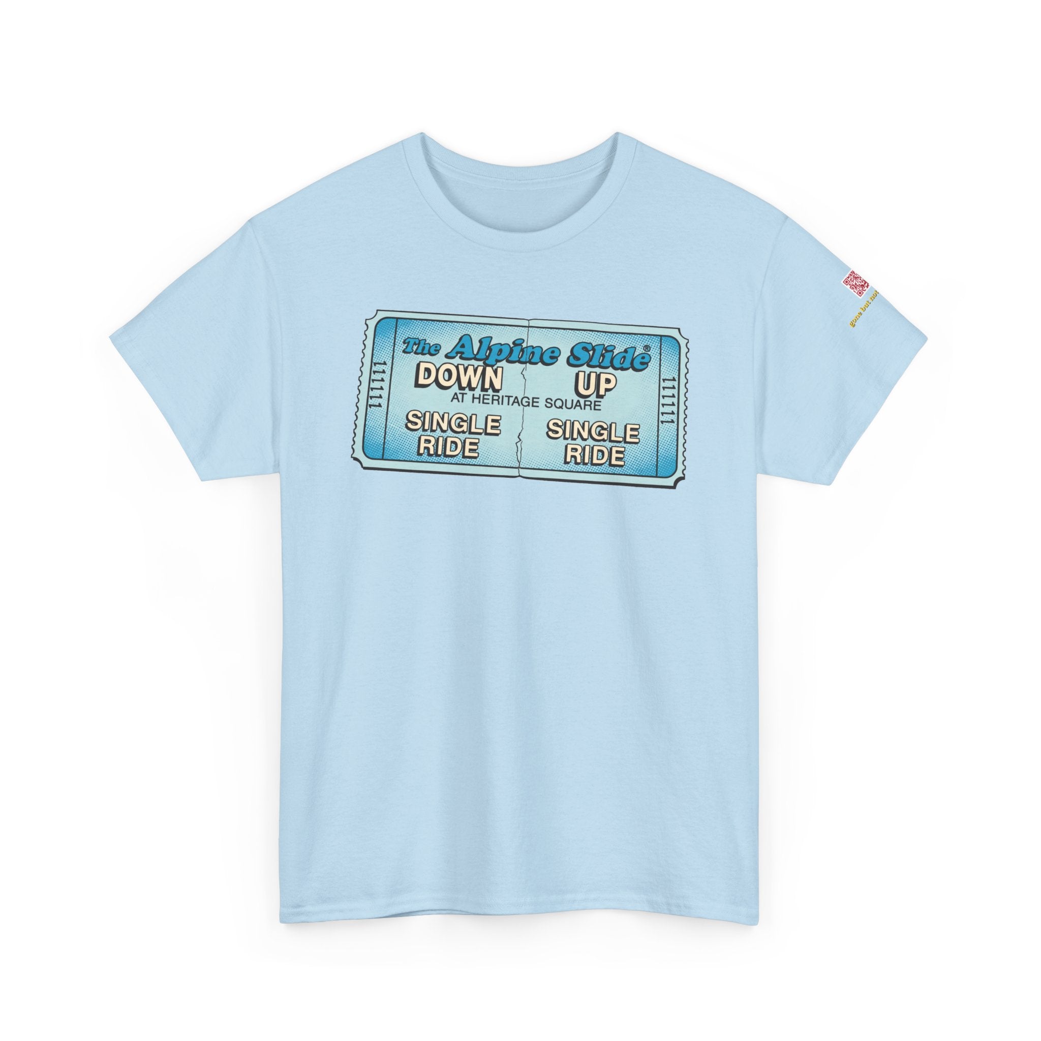 Alpine Slide comic style design- vintage Denver gear