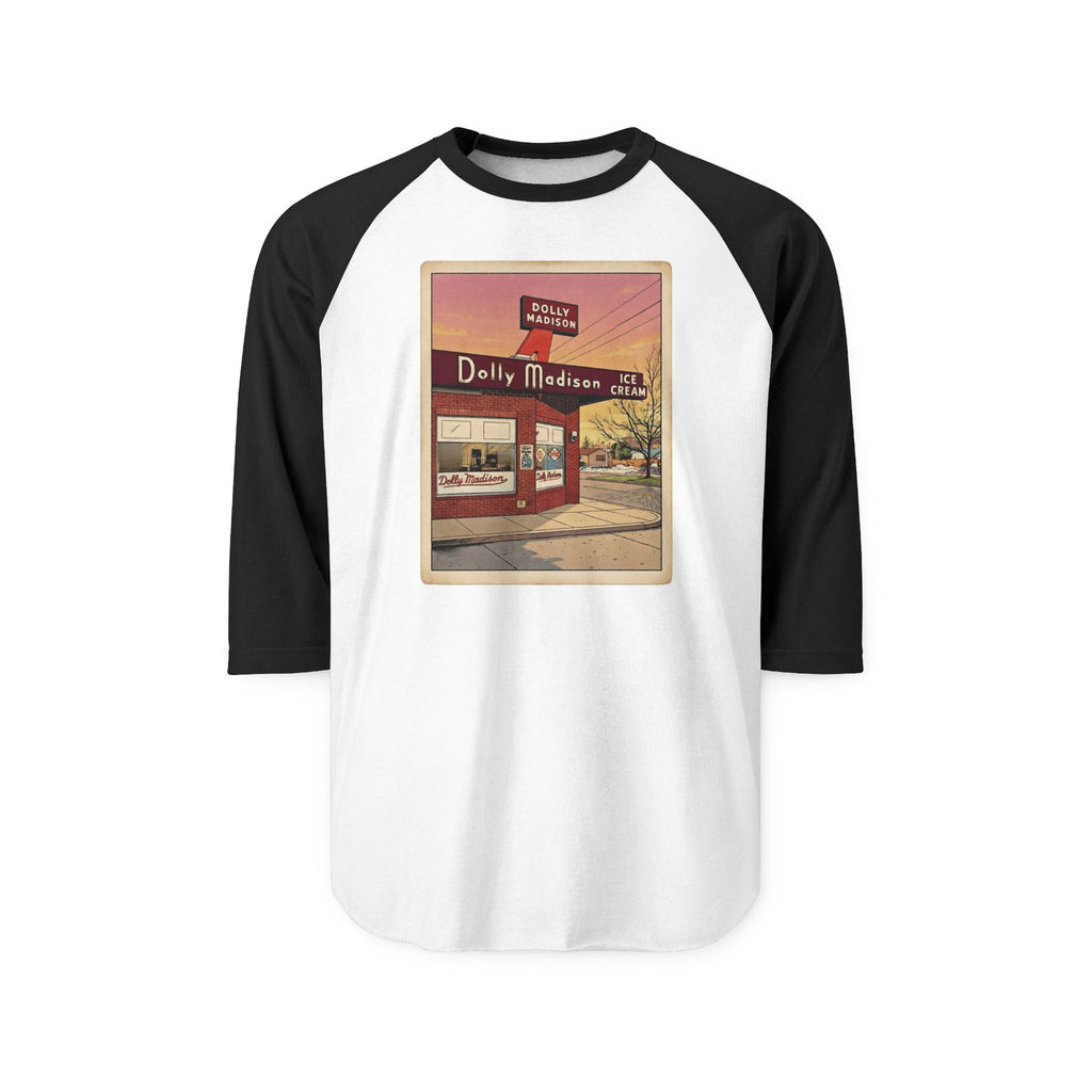 DOLLY MADISON | Retro Baseball Tee