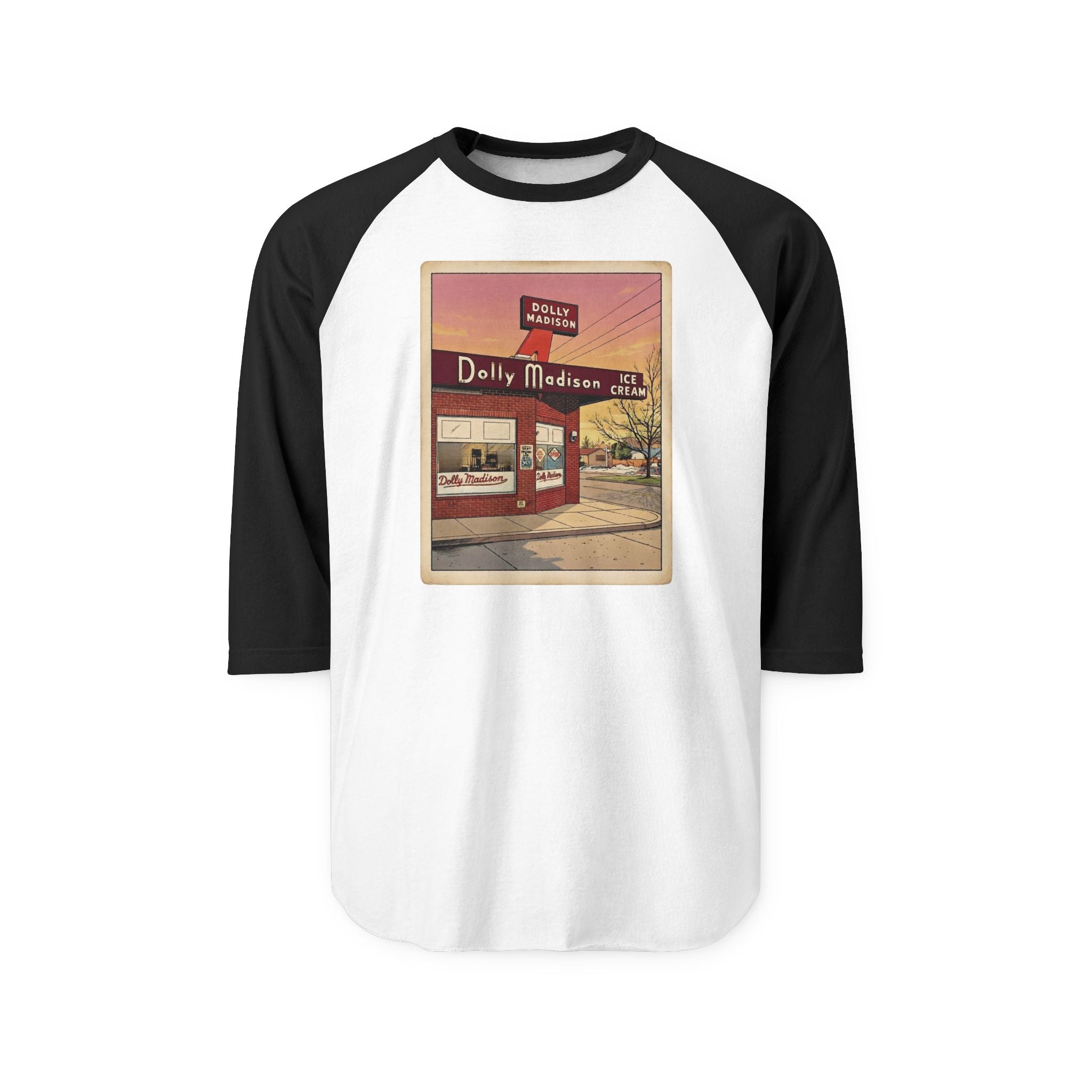 DOLLY MADISON | Retro Baseball Tee