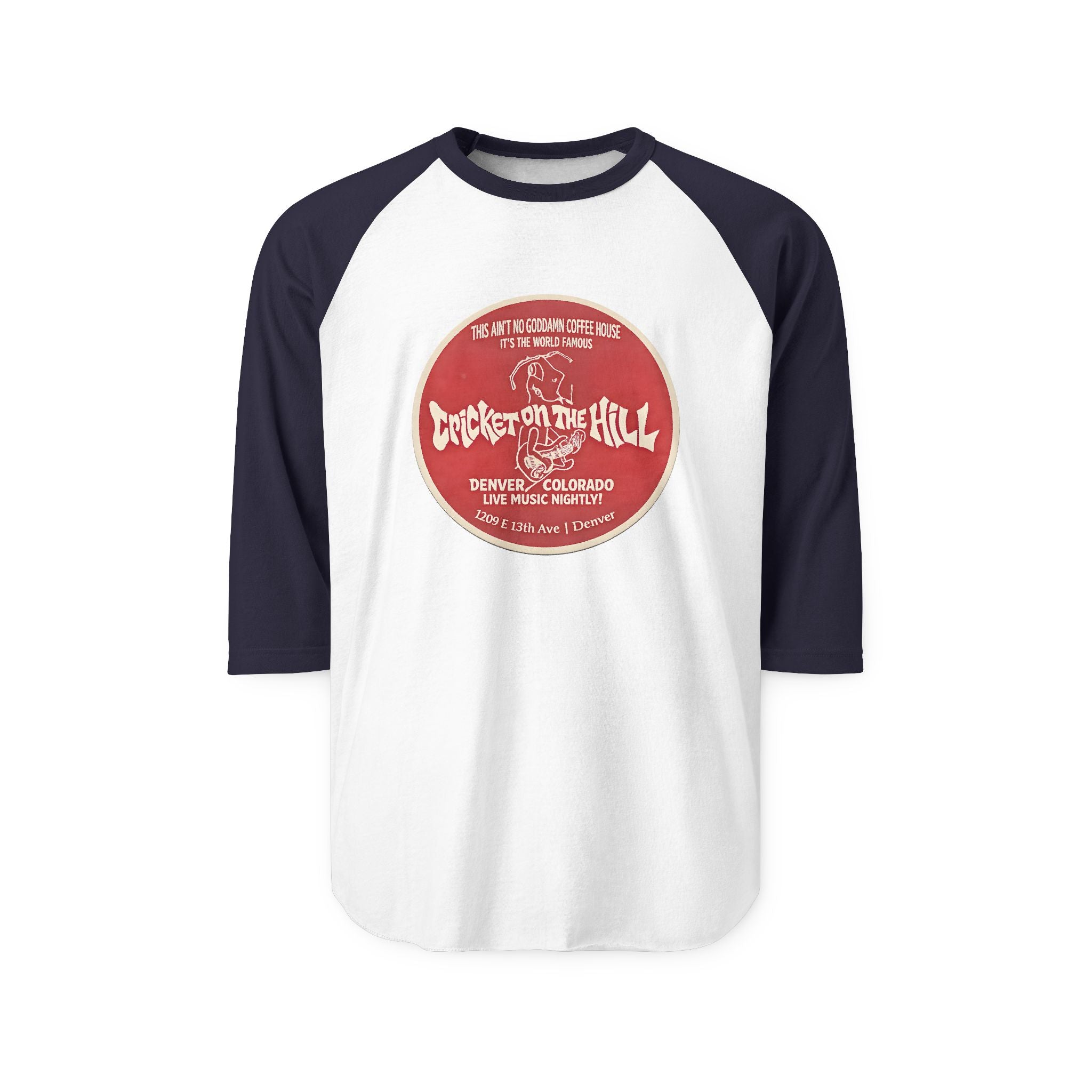 CRICKET ON THE HILL | Retro Baseball Tee