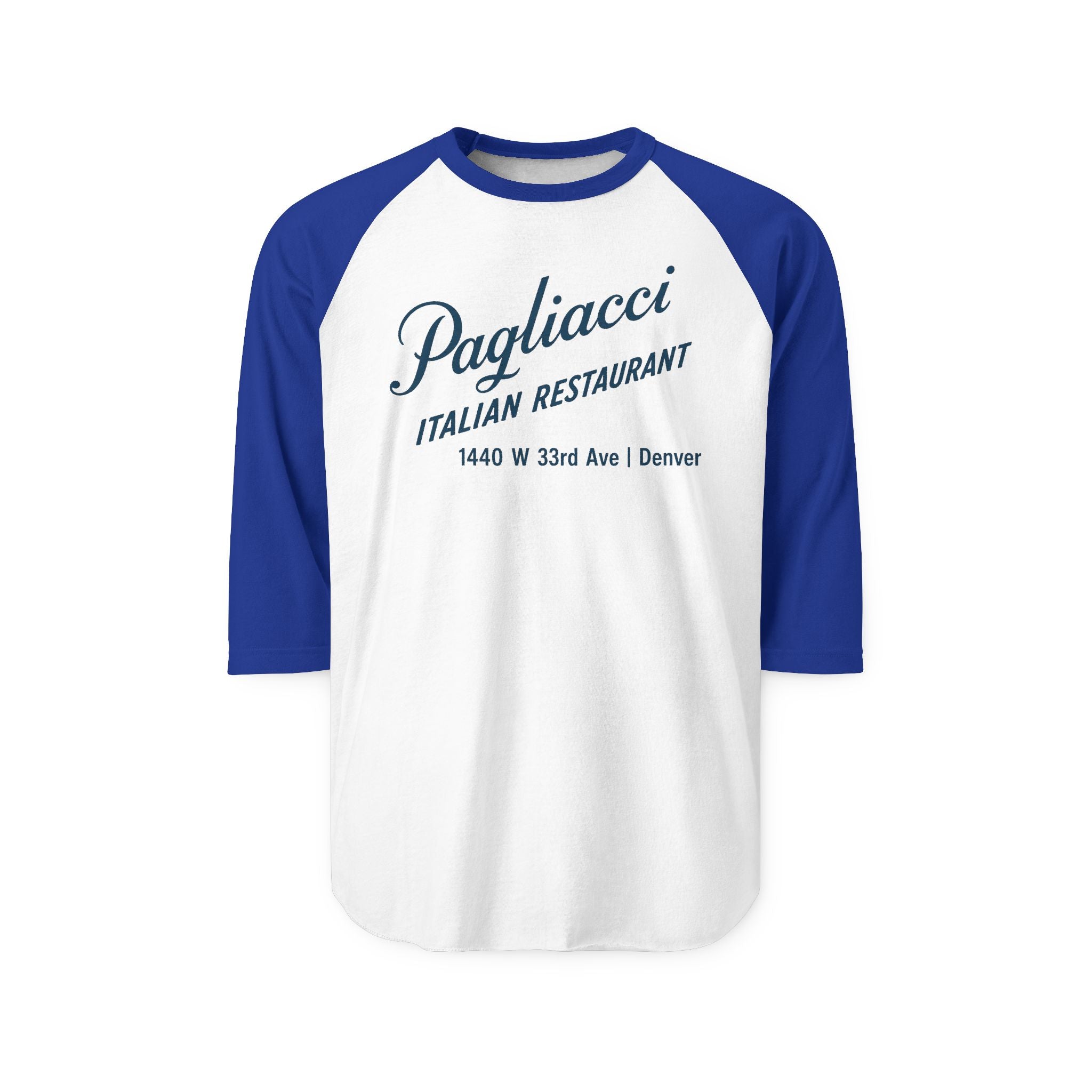 PAGLIACCI Italian restaurant - Baseball Shirt