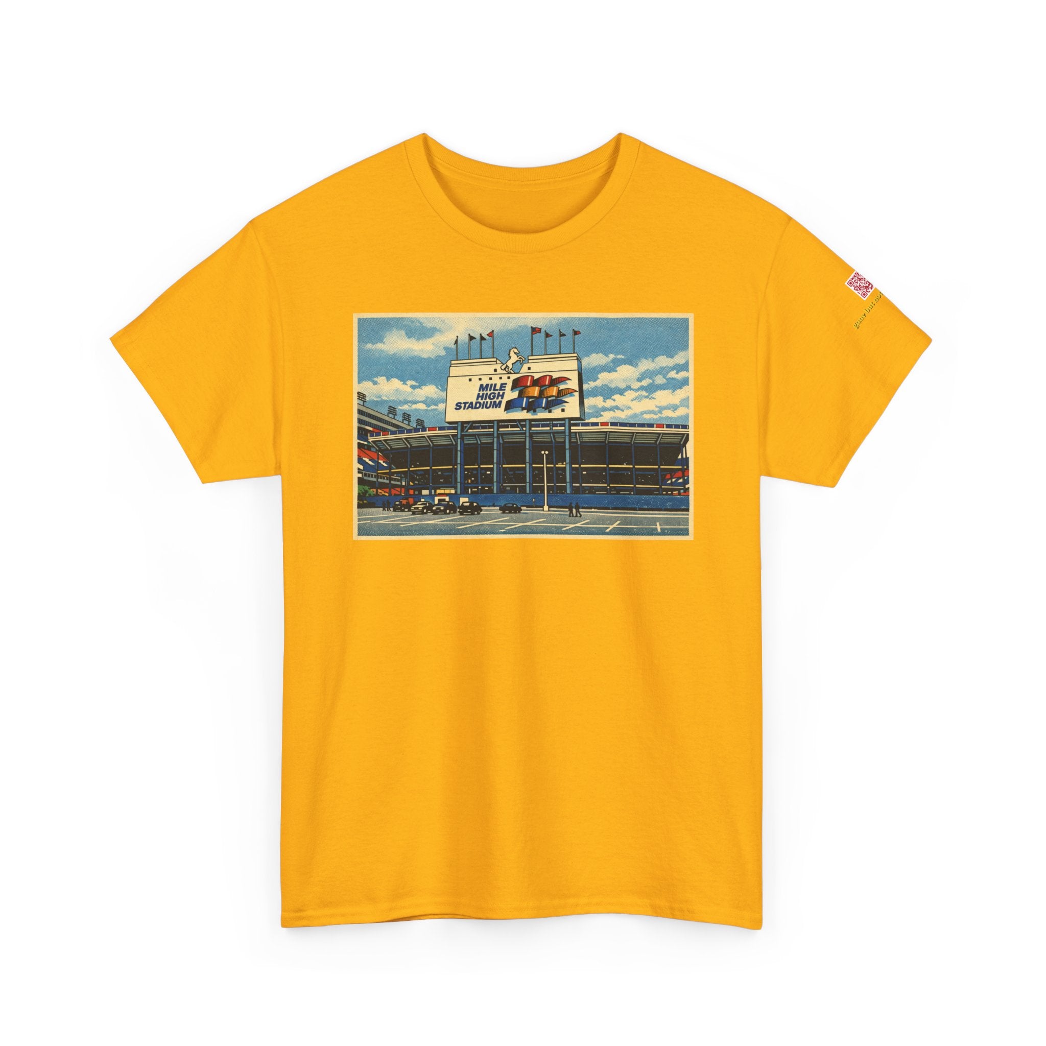 Mile High Stadium - retro pop-art imagining - vintage Denver gear