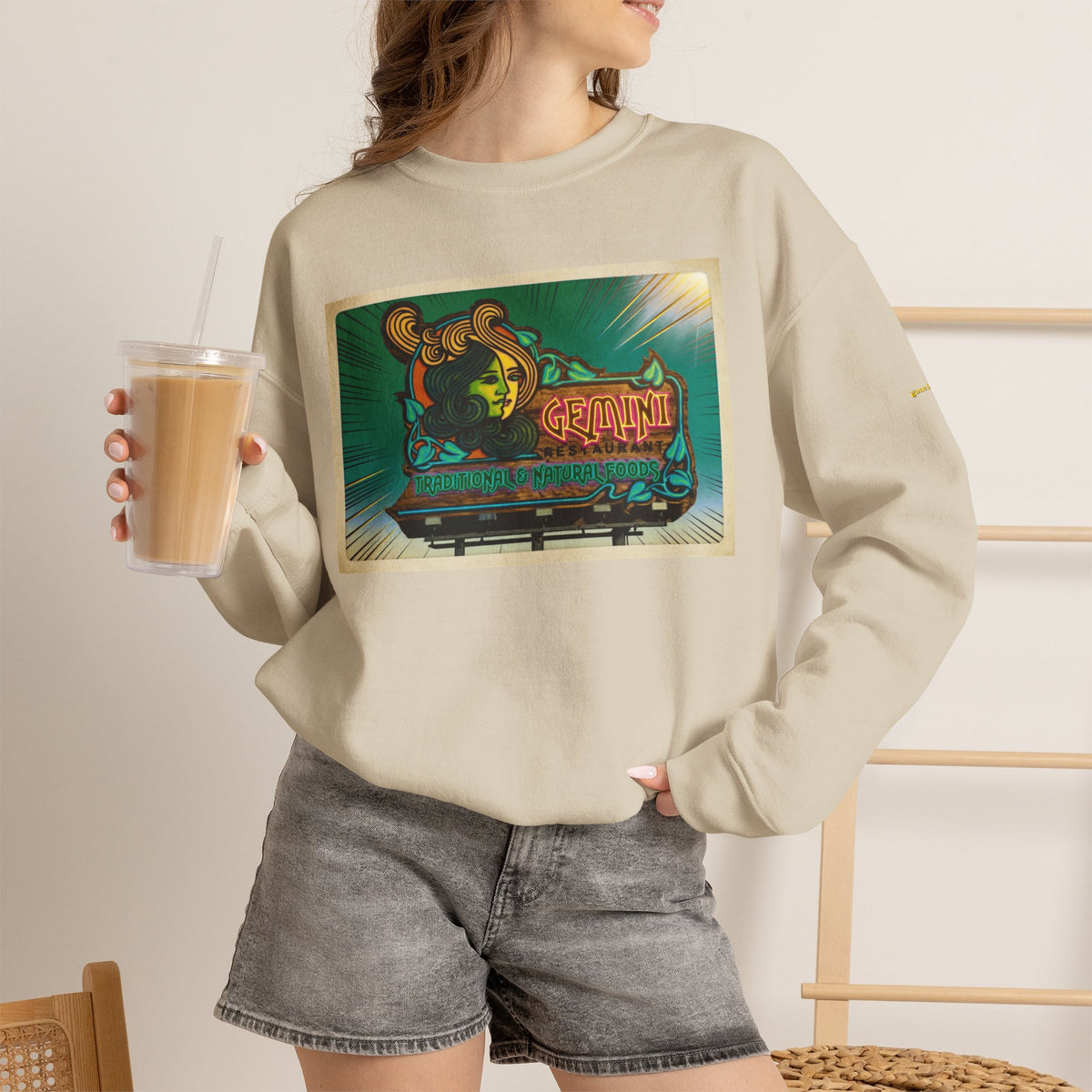 Gemini Natural Foods restaurant | Native303 Sweatshirt