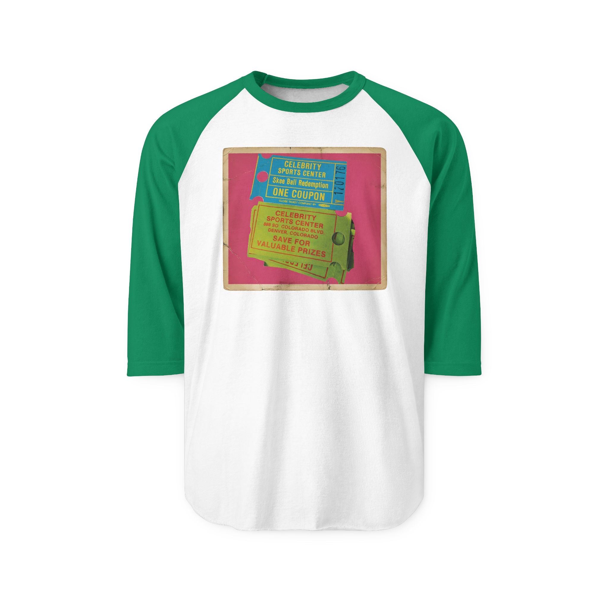 Celebrity Skee-ball tickets | Retro Baseball Tee