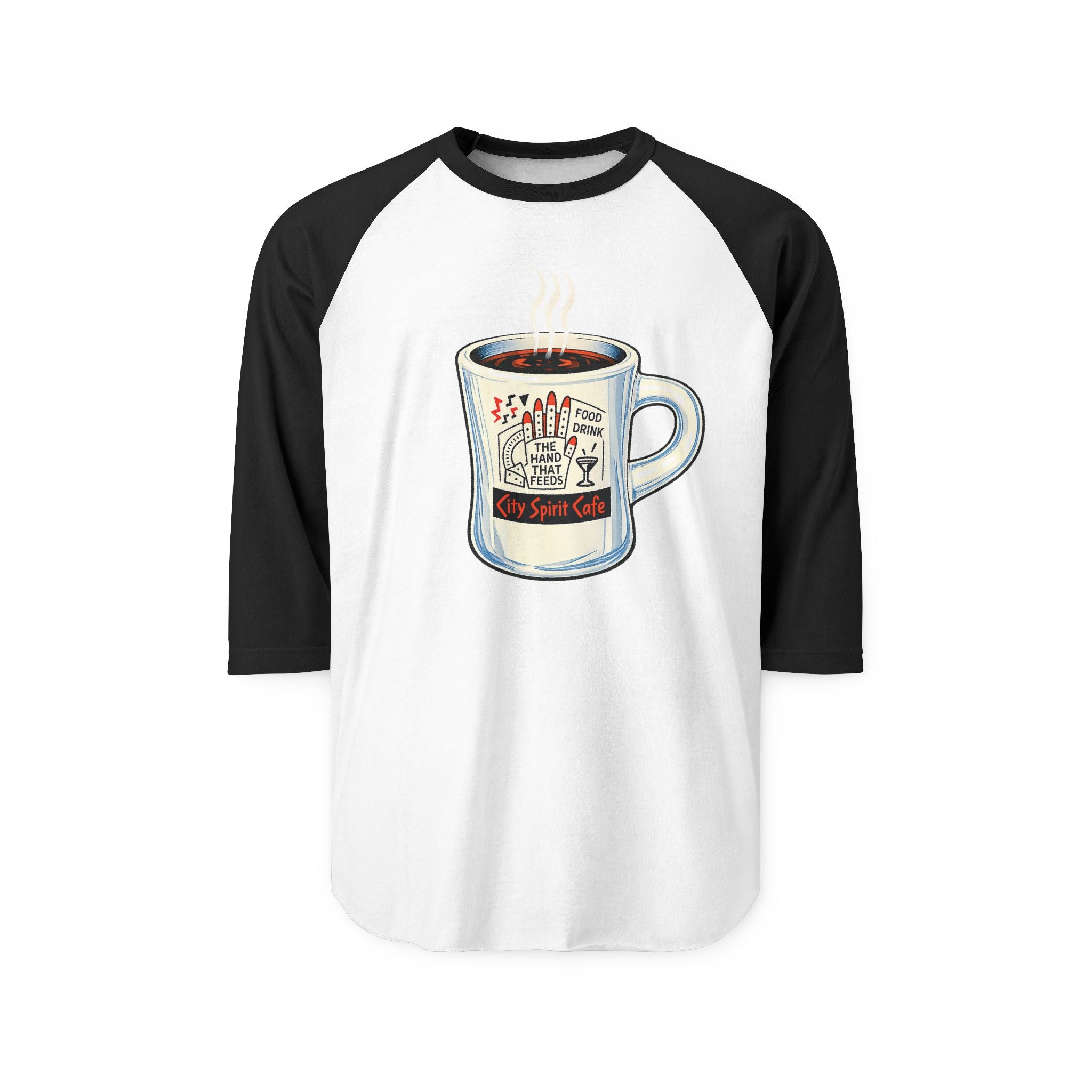 CITY SPIRIT CAFE | Retro Baseball Tee