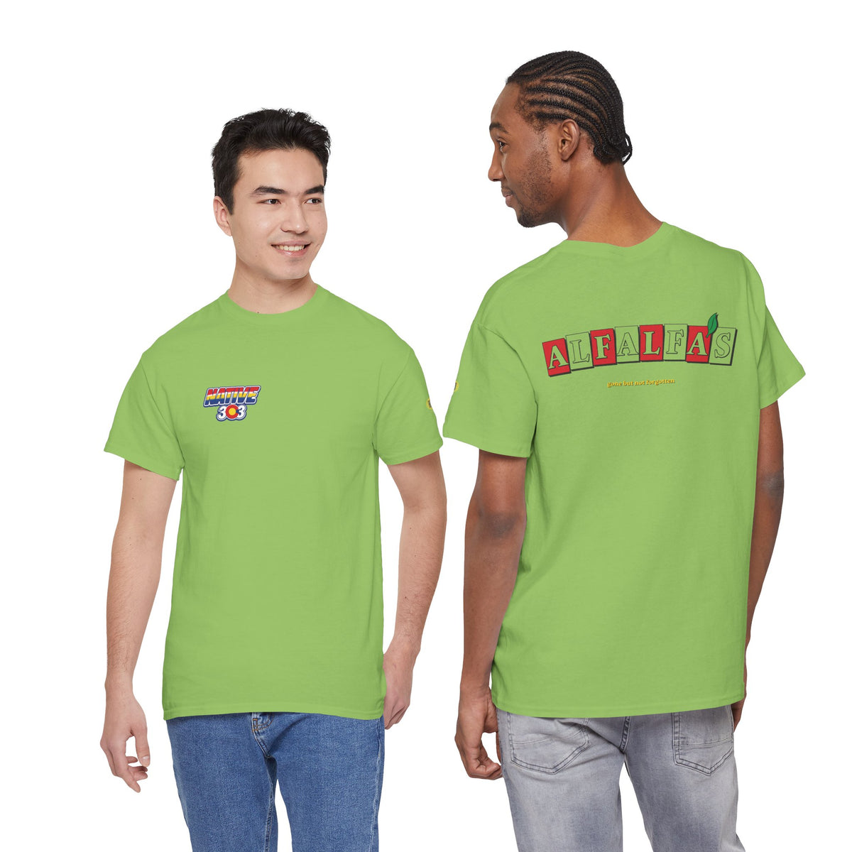 ALFALFA'S LOGO - vintage Denver gear