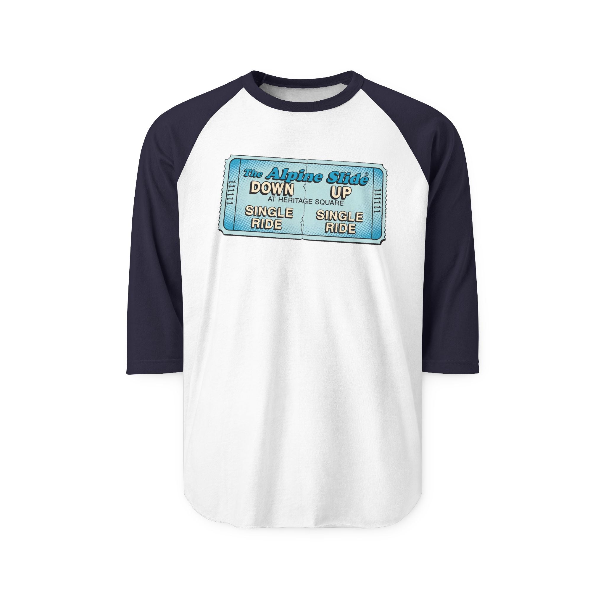 Alpine Slide at Heritage Square | Retro Baseball Tee