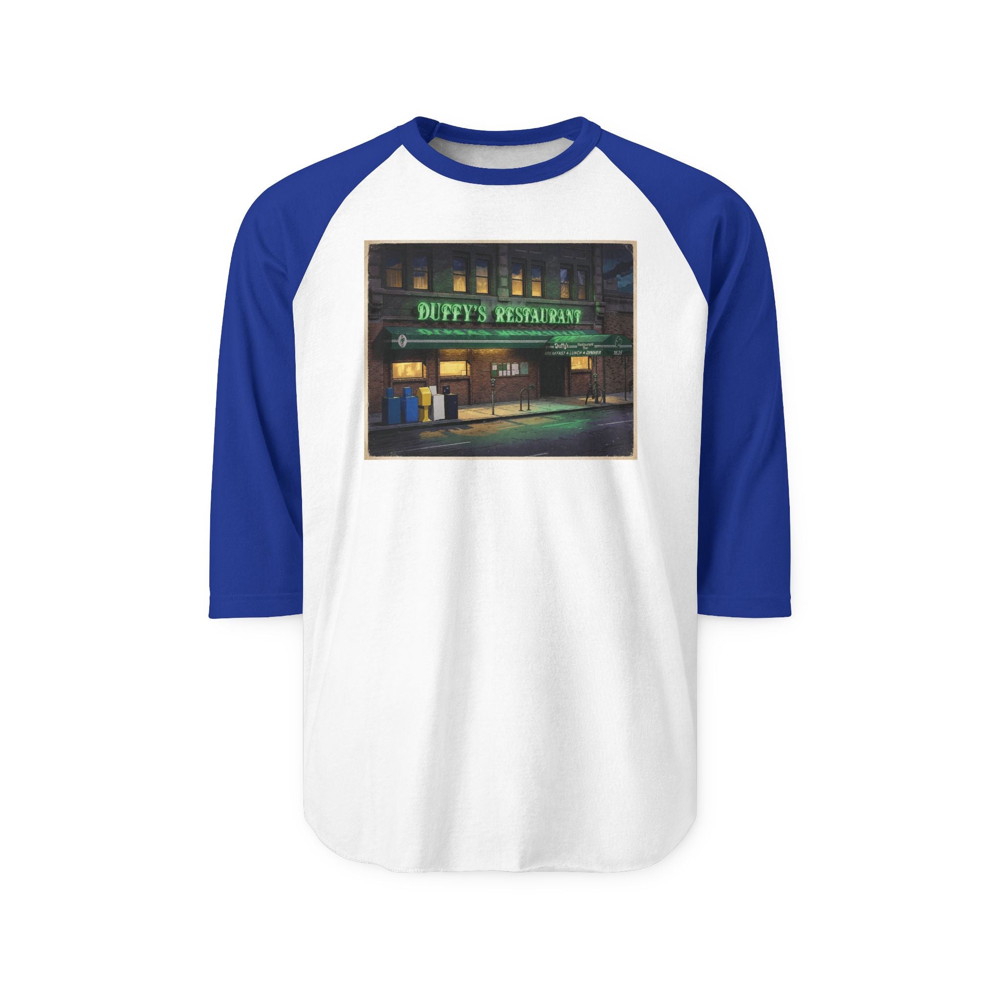 Duffy's Restaurant | Retro Baseball Tee
