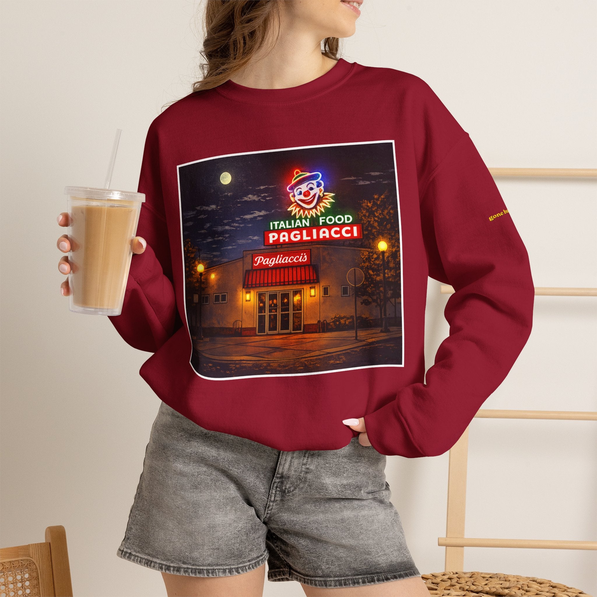 Pagliacci's night scene | Native303 Sweatshirt