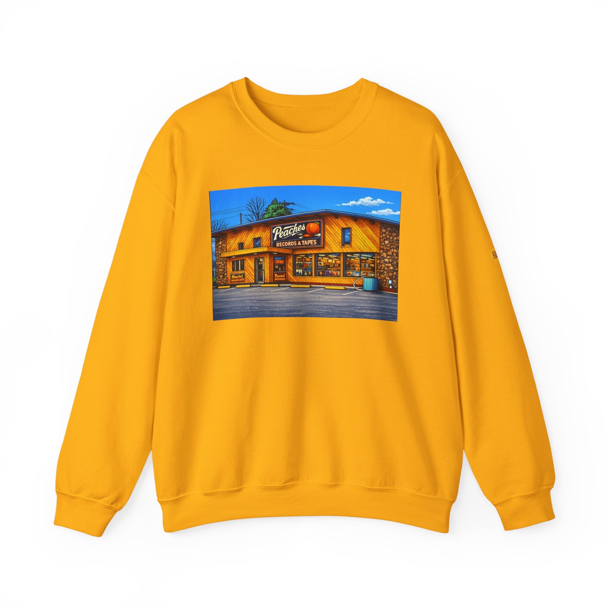 Peaches Records and Tapes (comic style)| Native303 Sweatshirt