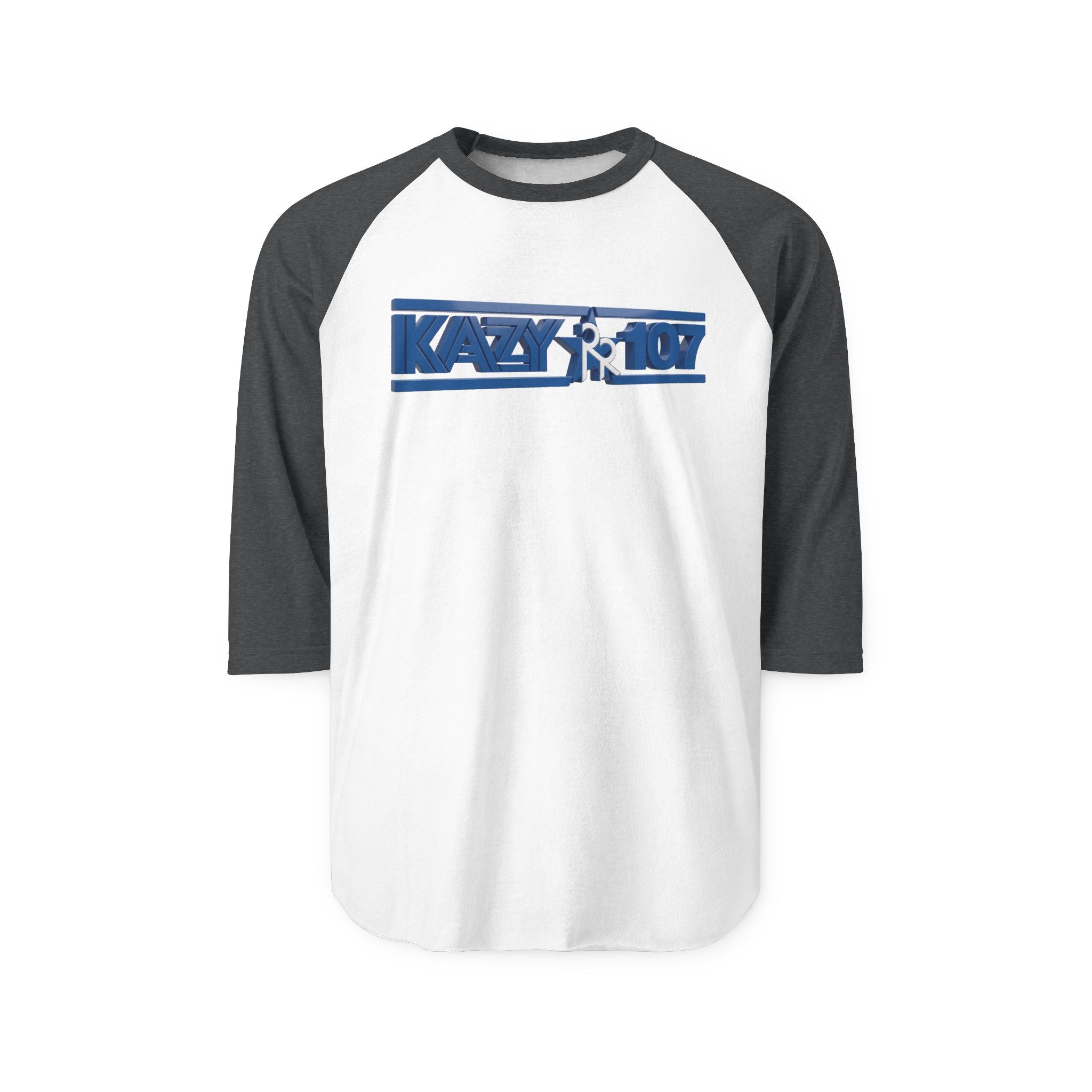 107FM KAZY | Retro Baseball Tee