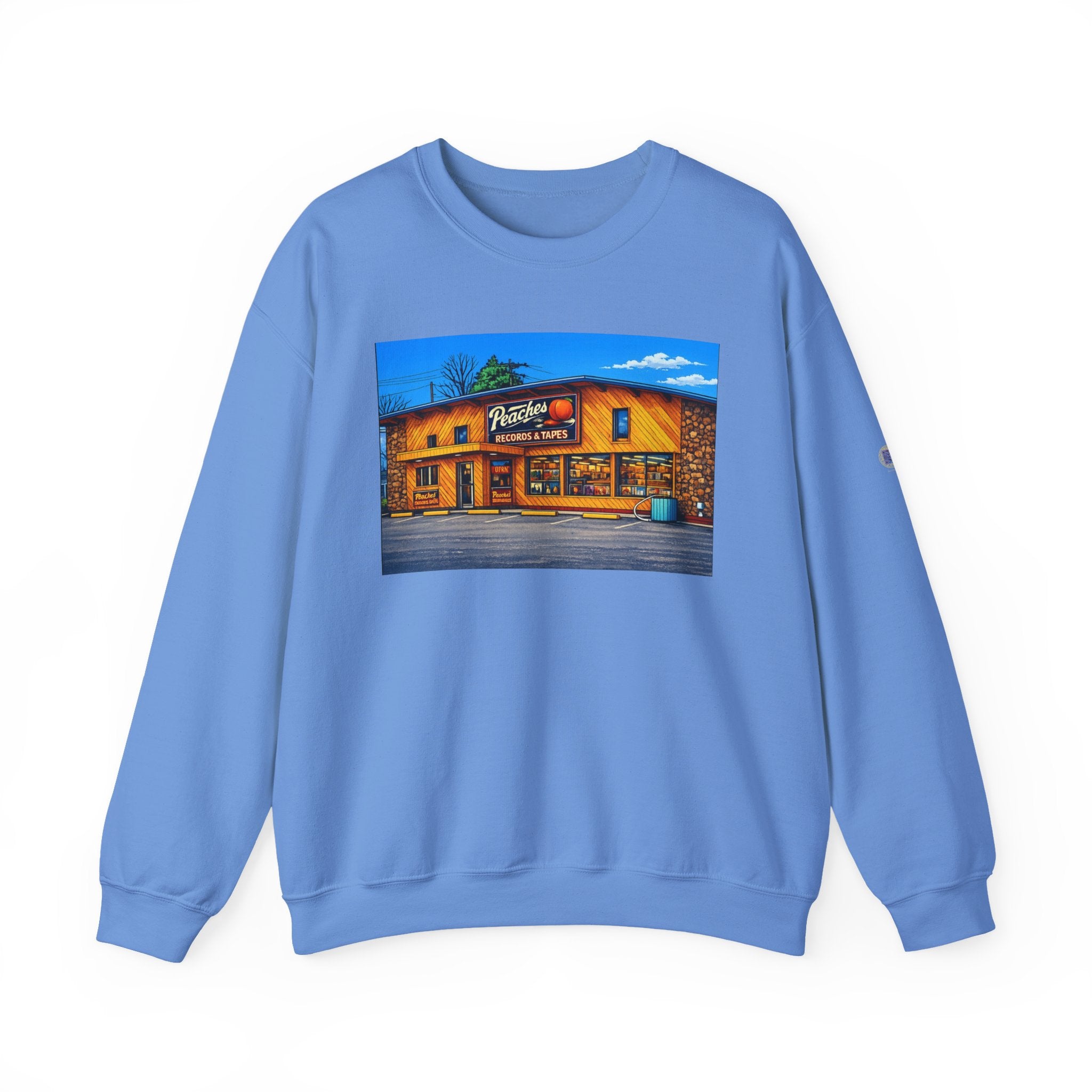 Peaches Records and Tapes (comic style)| Native303 Sweatshirt