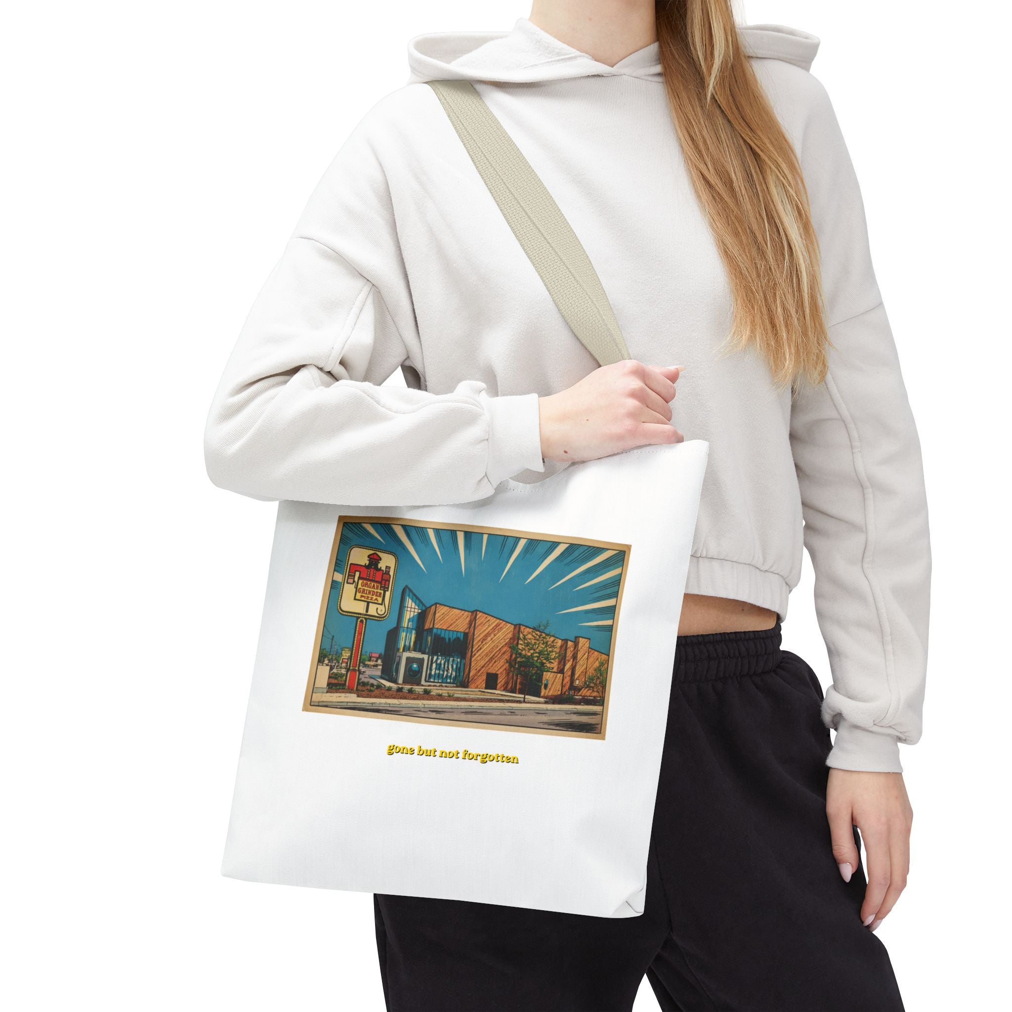 Organ Grinder (comic style) Tote