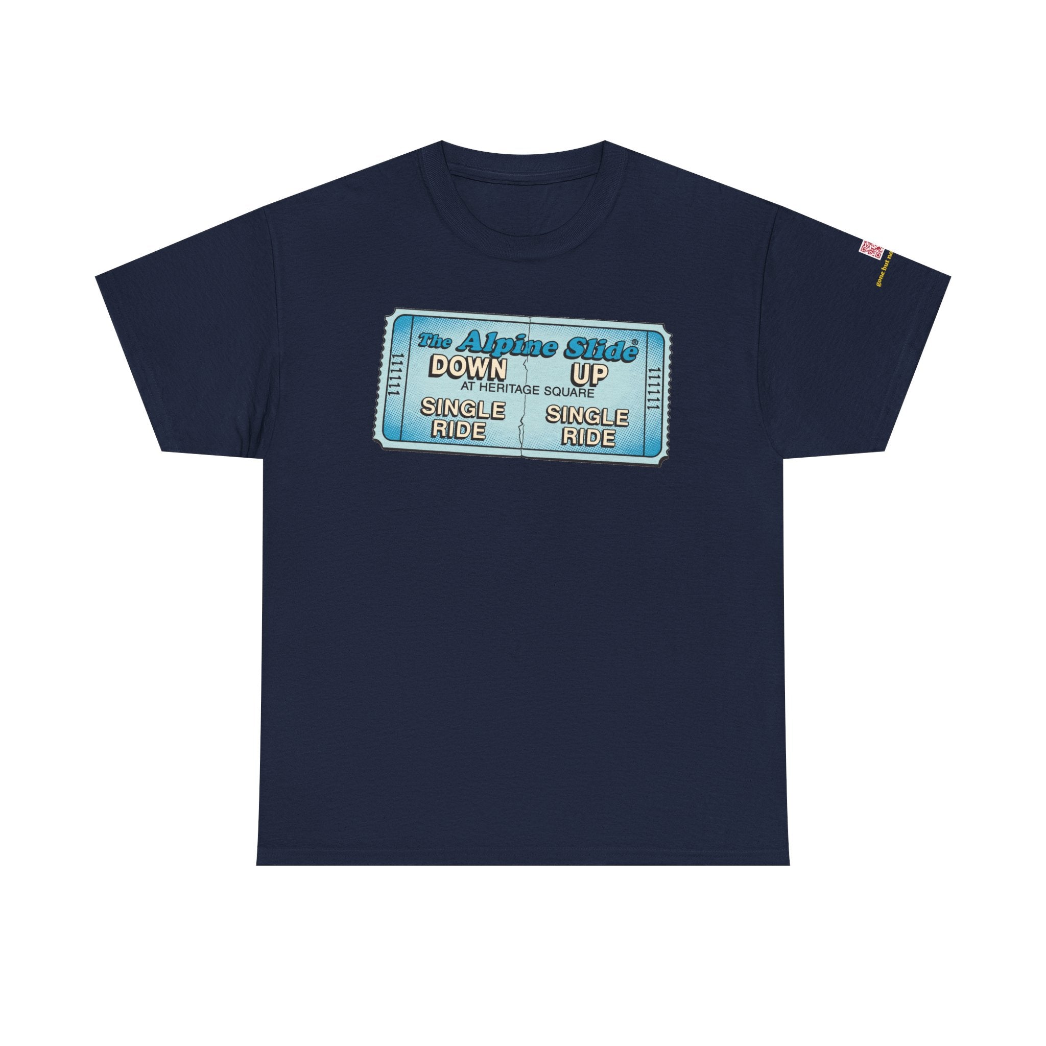 Alpine Slide comic style design- vintage Denver gear