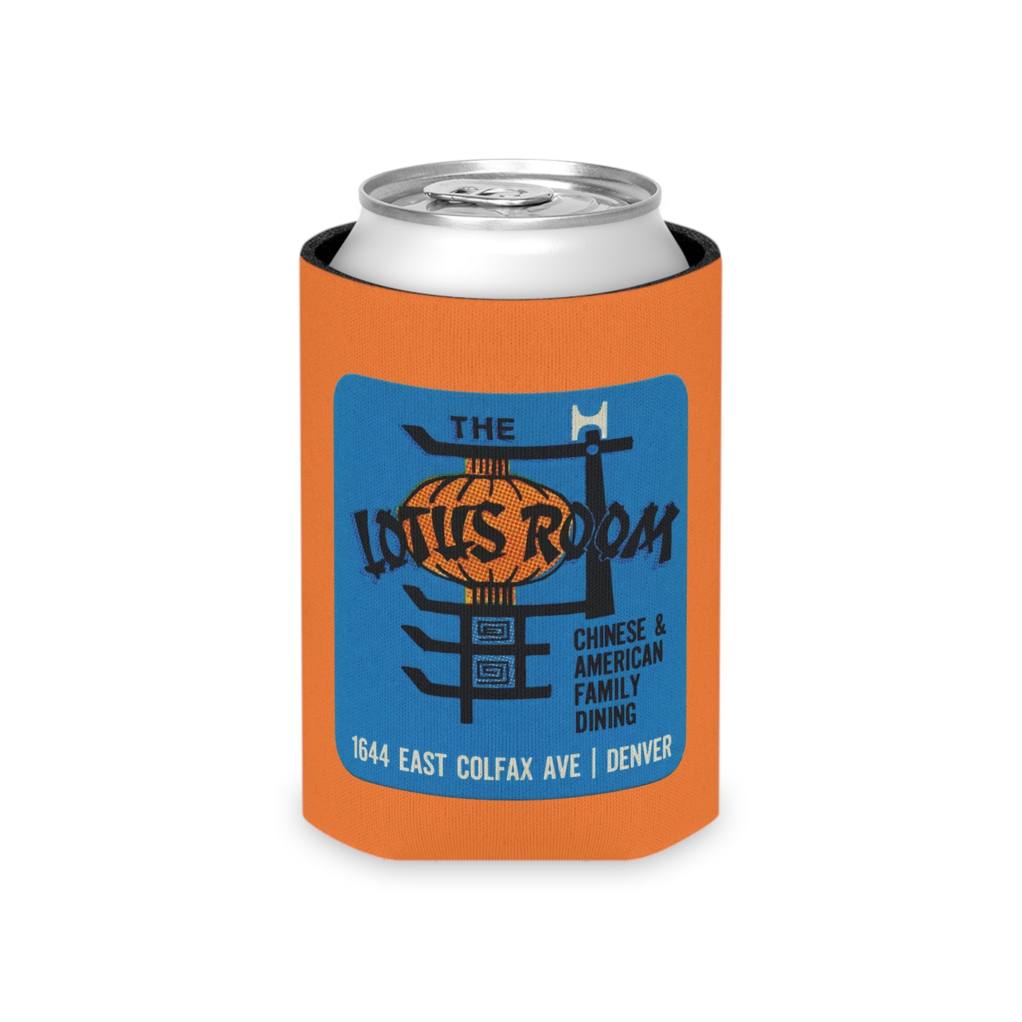 Lotus Room Can Cooler —  Native303 Vintage Denver