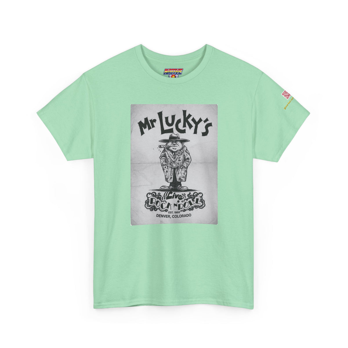 Mr Luckys B/W flyer - vintage Metro Denver gear