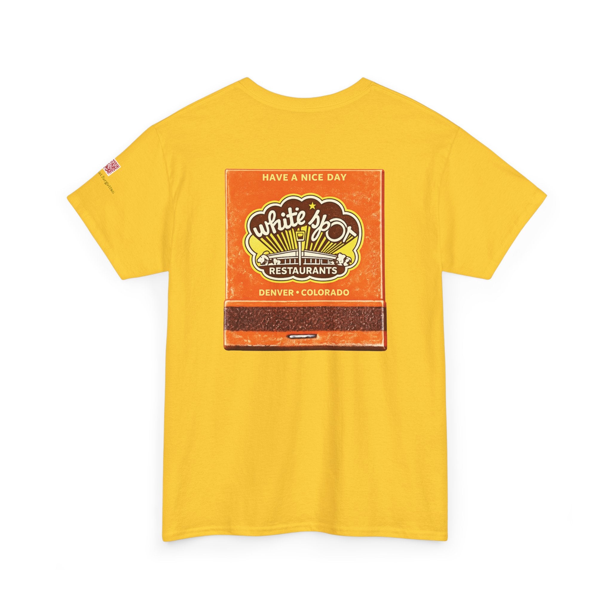 WHITE SPOT matchbook- Wear Colorado's Greatest Hits