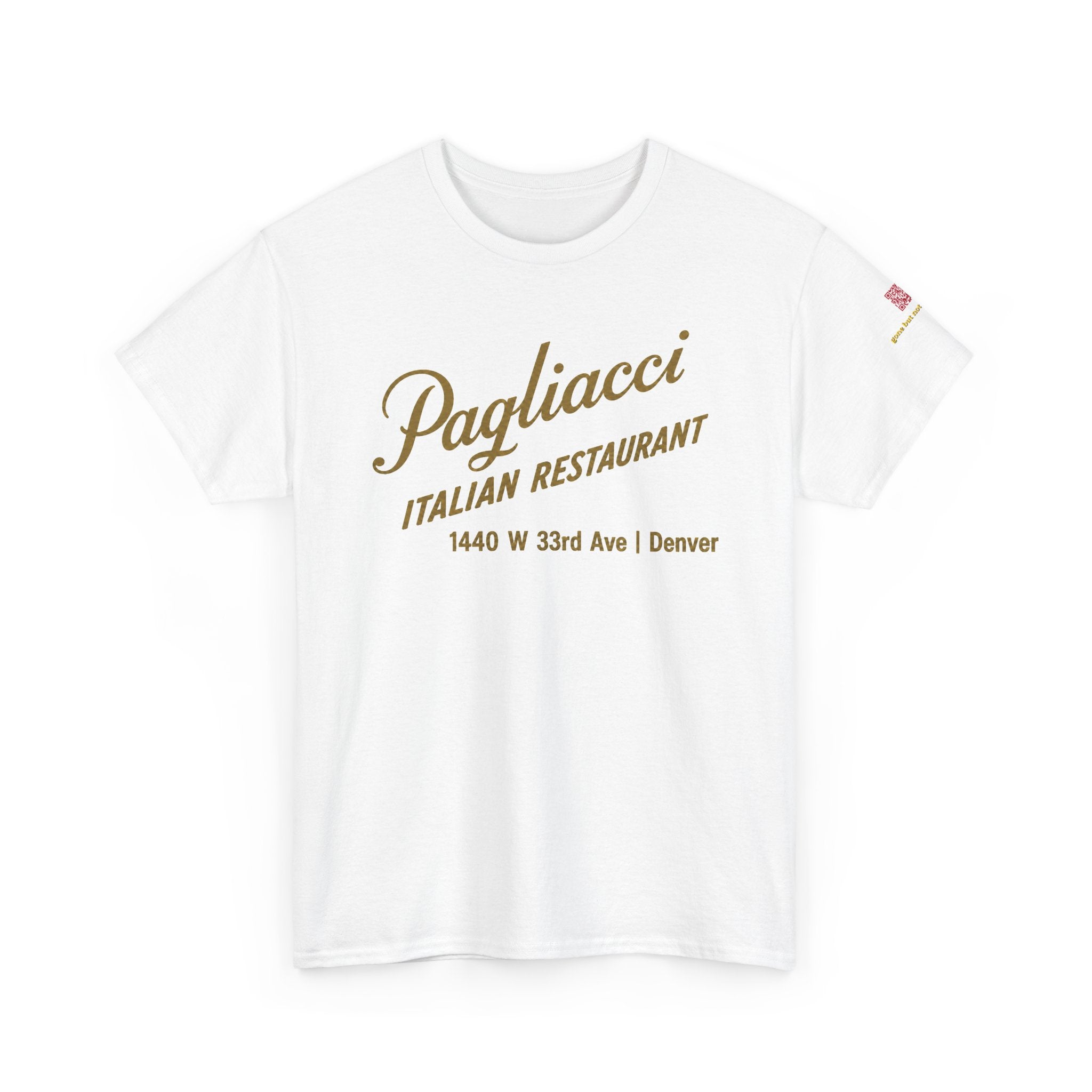 Pagliacci Italian restaurant - vintage Denver gear