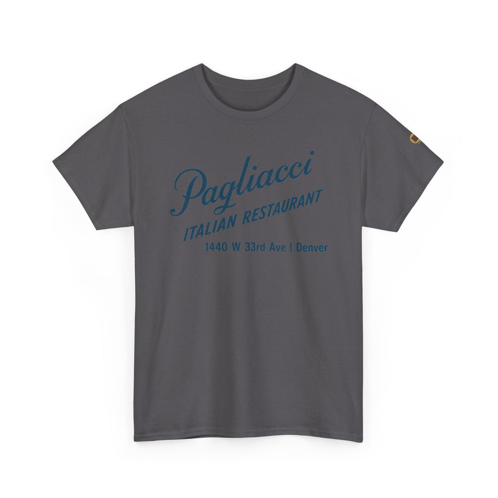Pagliacci Italian restaurant - vintage Denver gear